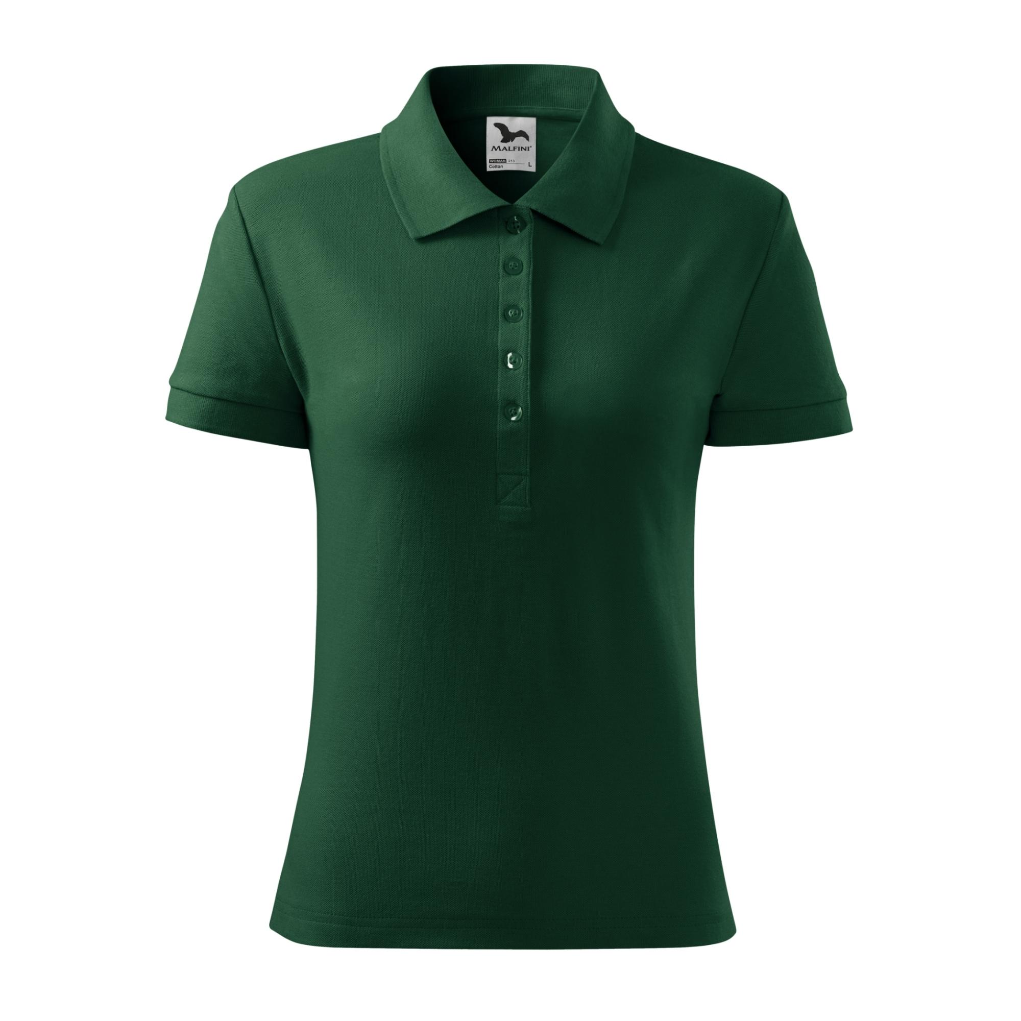 Tricou polo pentru damă Cotton 213 dark green XXL