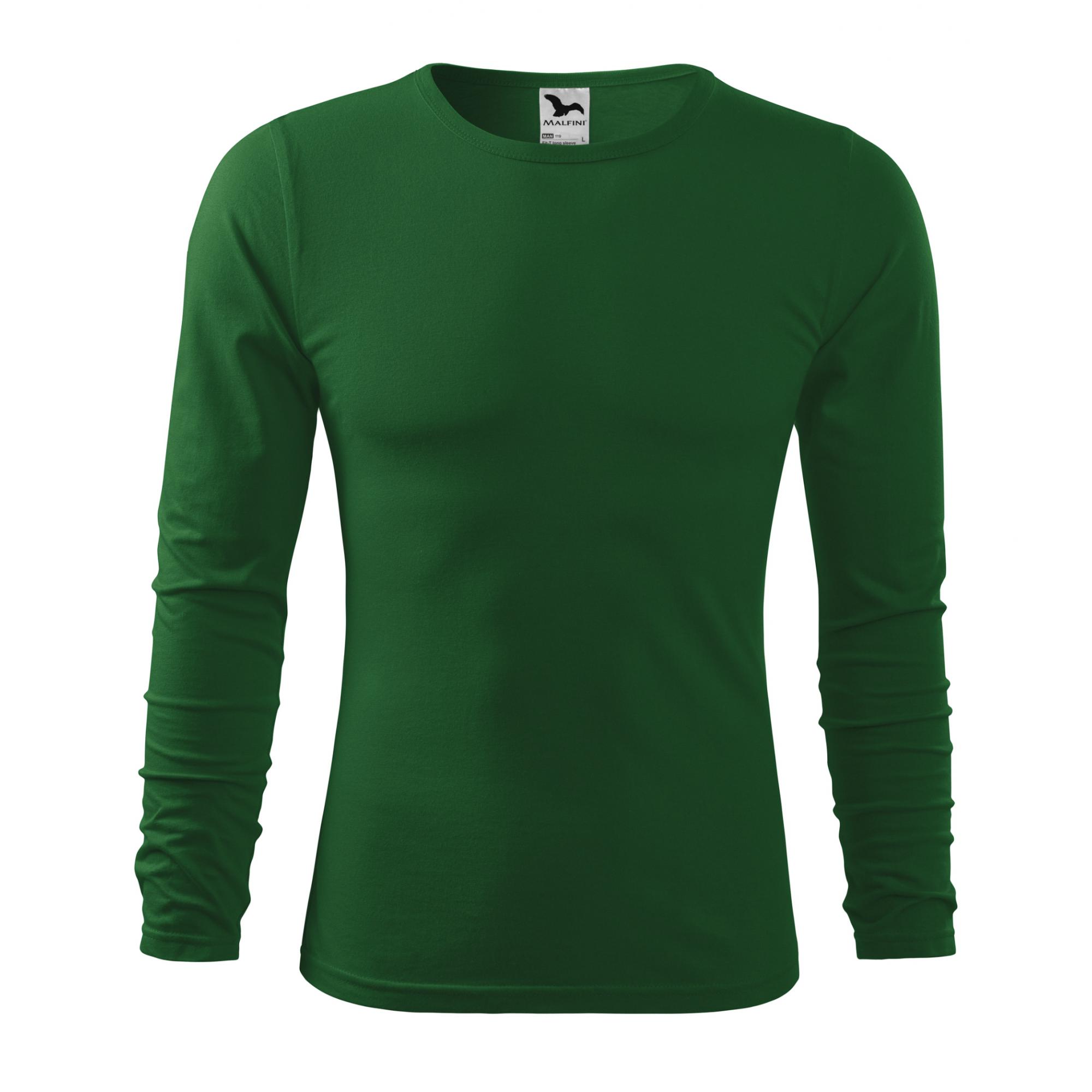 Tricou pentru bărbaţi Fit-T LS 119 Verde sticla M
