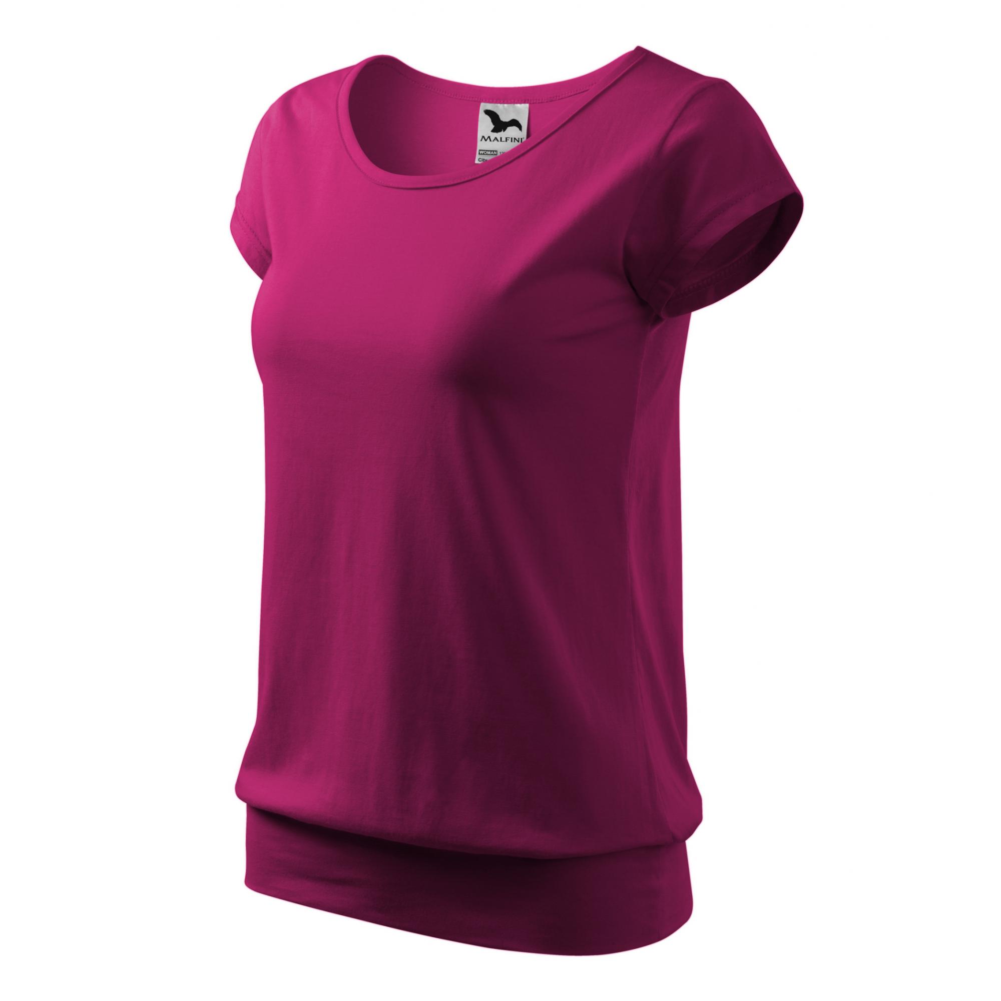 Tricou pentru damă City 120 Roșu fucsia XXL
