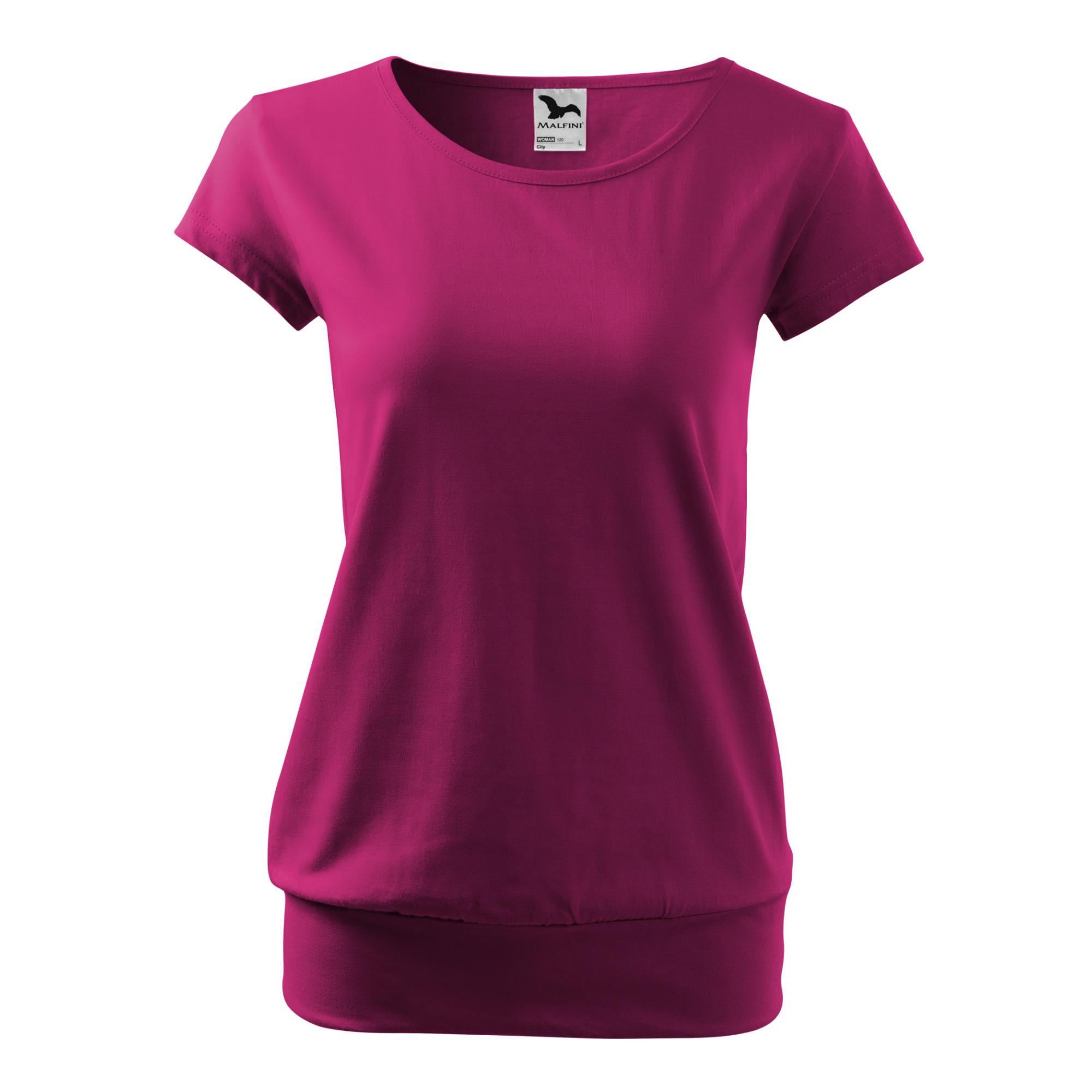 Tricou pentru damă City 120 Roșu fucsia S