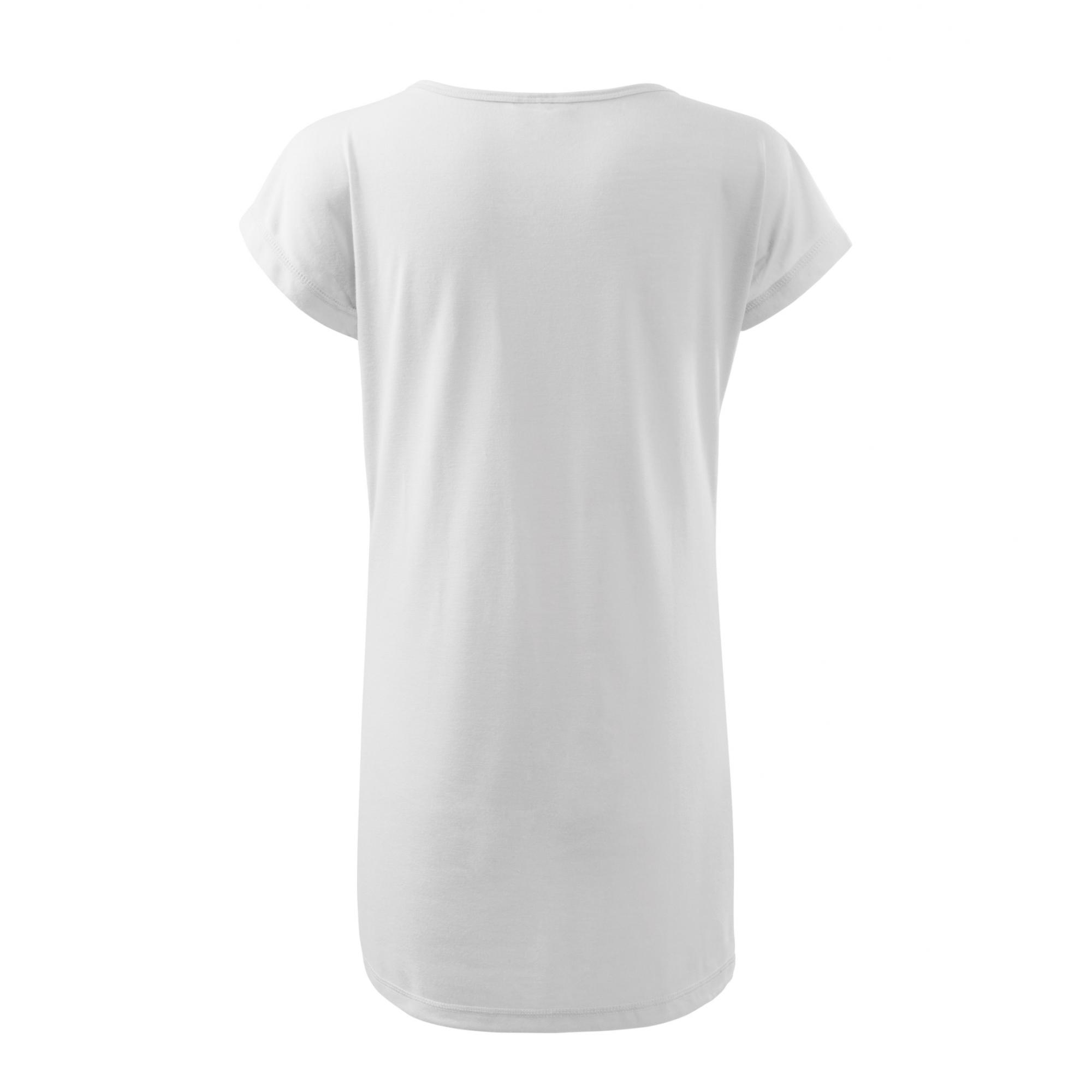 Tricou/rochie pentru damă Love 123 Alb L