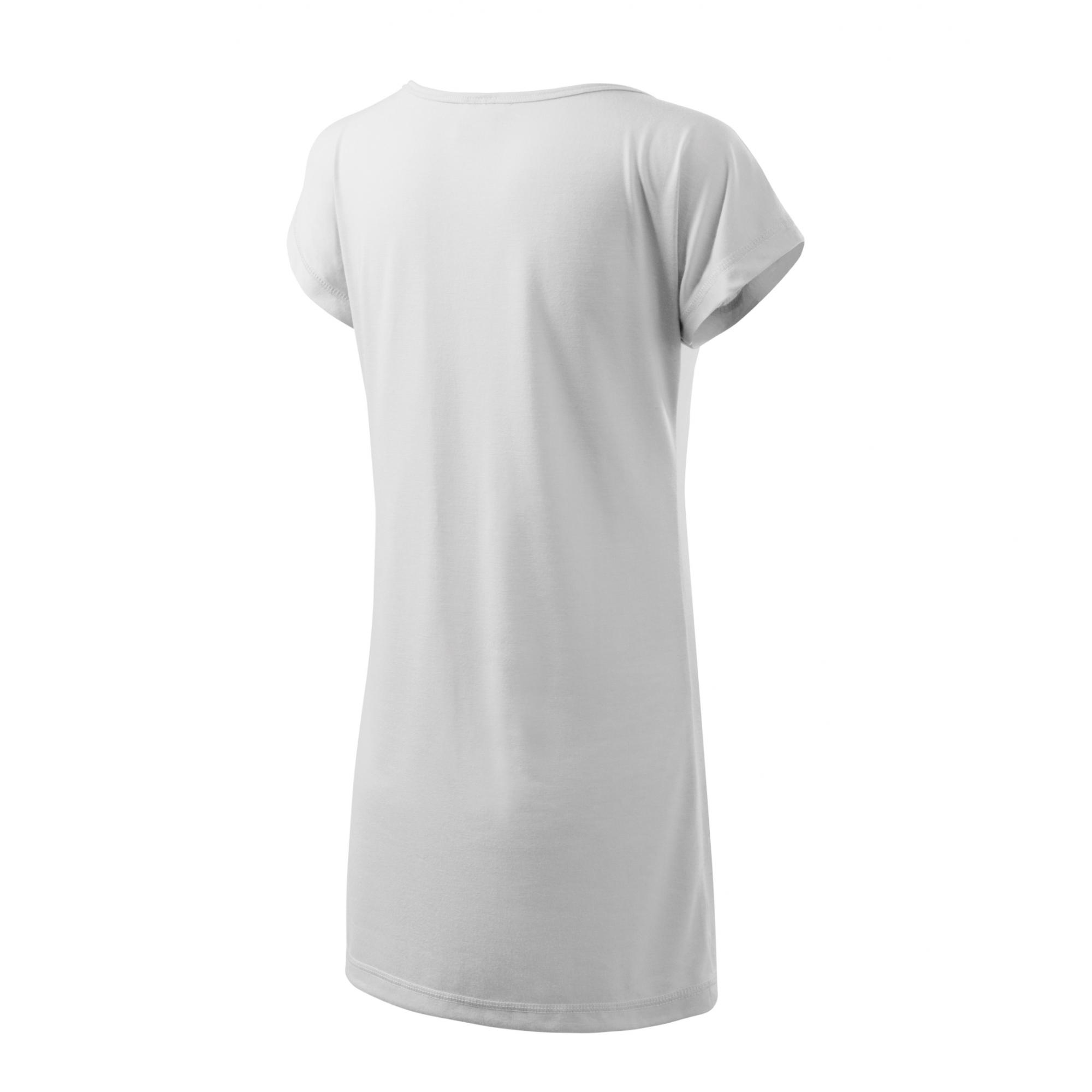 Tricou/rochie pentru damă Love 123 Alb L
