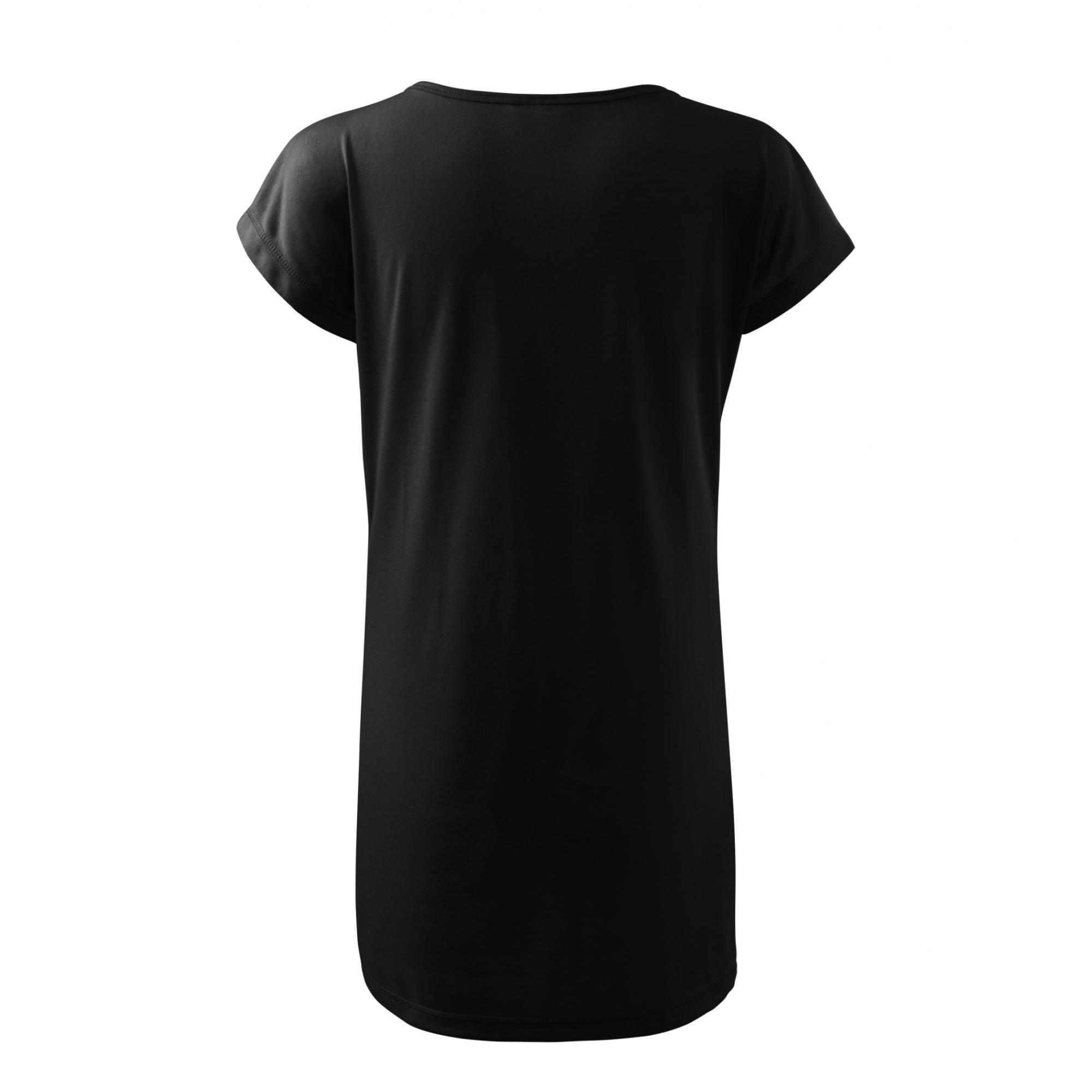 Tricou/rochie pentru damă Love 123 Negru XXL