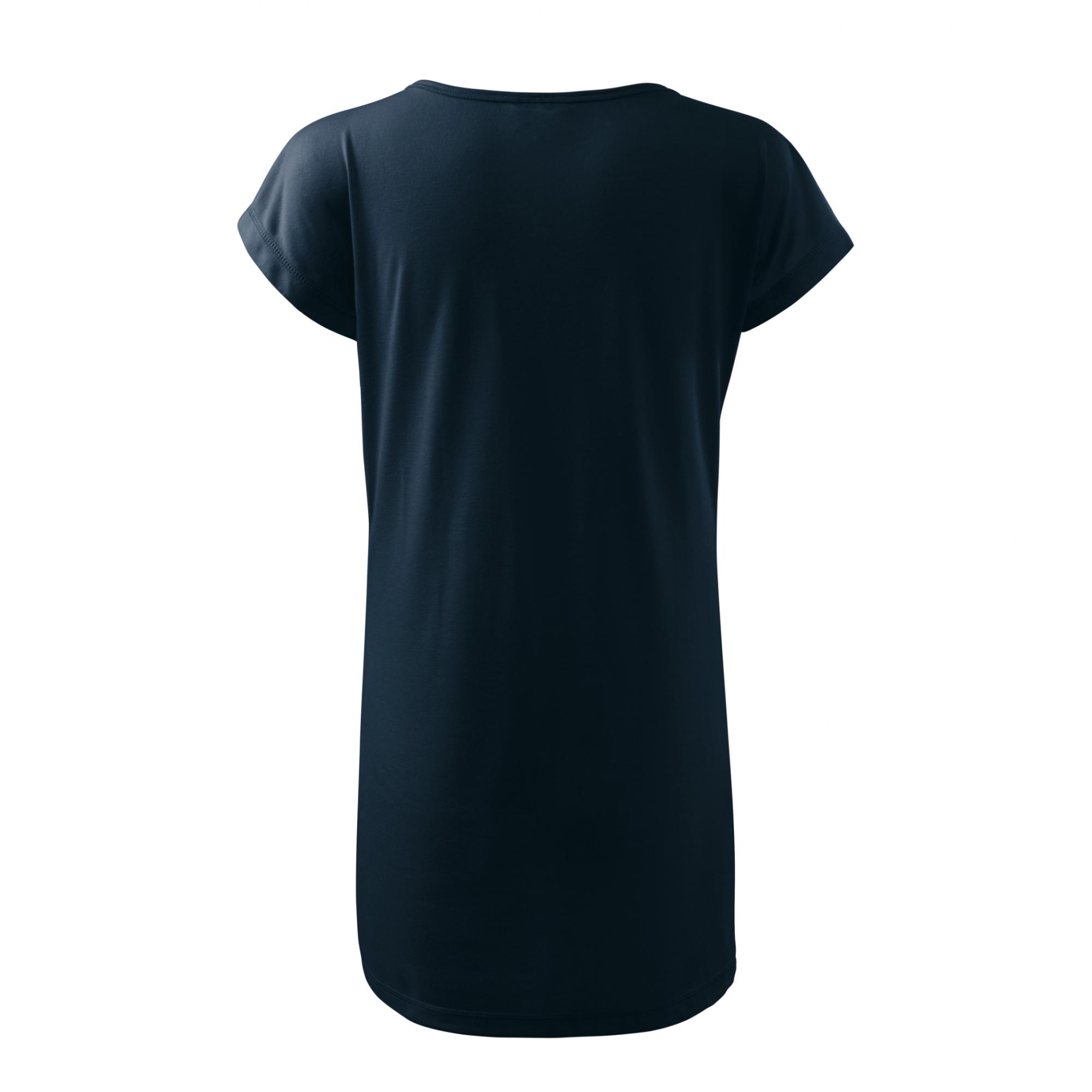 Tricou/rochie pentru damă Love 123 Albastru marin XXL