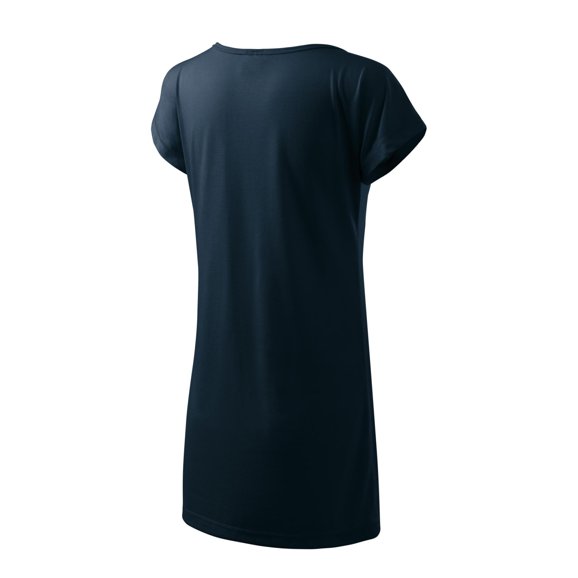 Tricou/rochie pentru damă Love 123 Albastru marin XXL