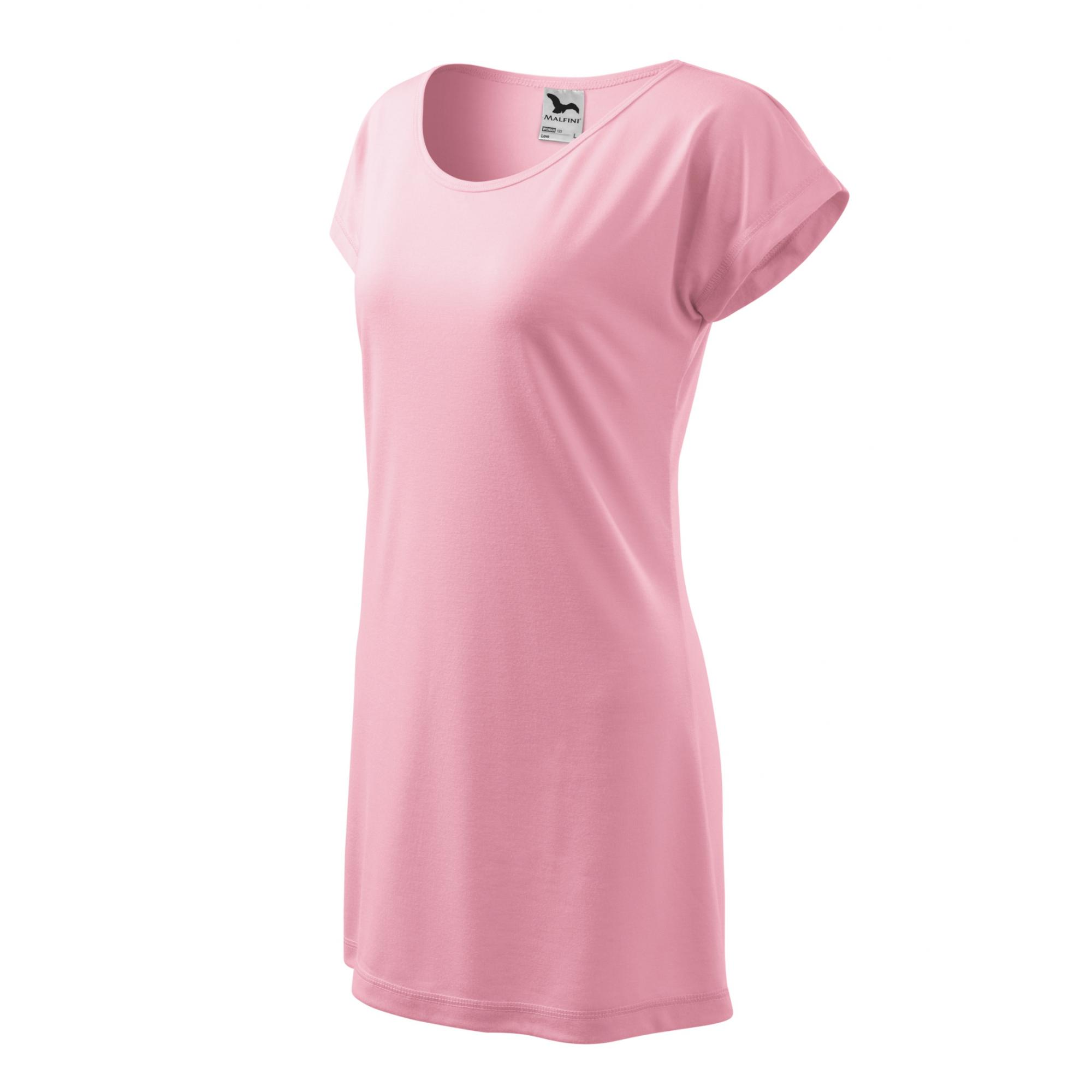 Tricou/rochie pentru damă Love 123 Roz