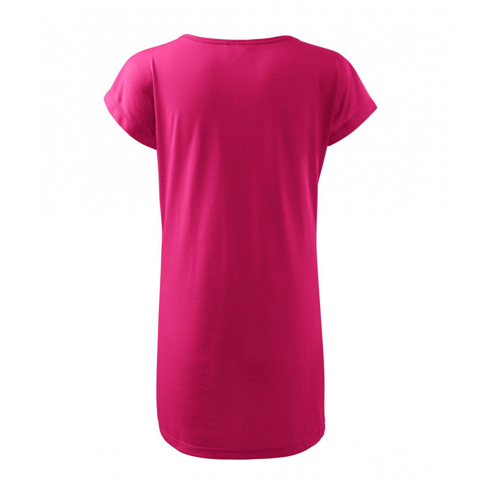 Tricou/rochie pentru damă Love 123 Purpuriu L