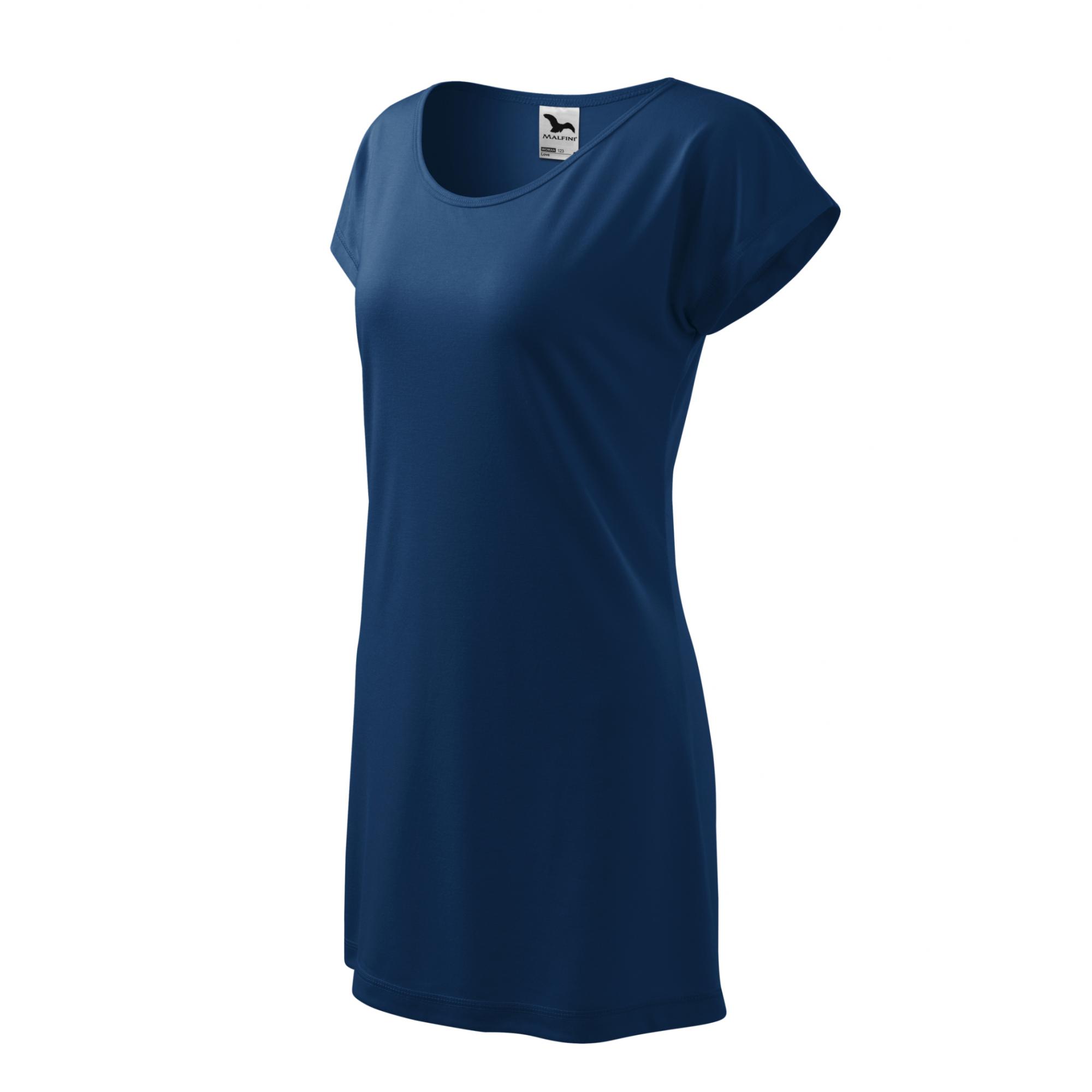 Tricou/rochie pentru damă Love 123 Midnight blue