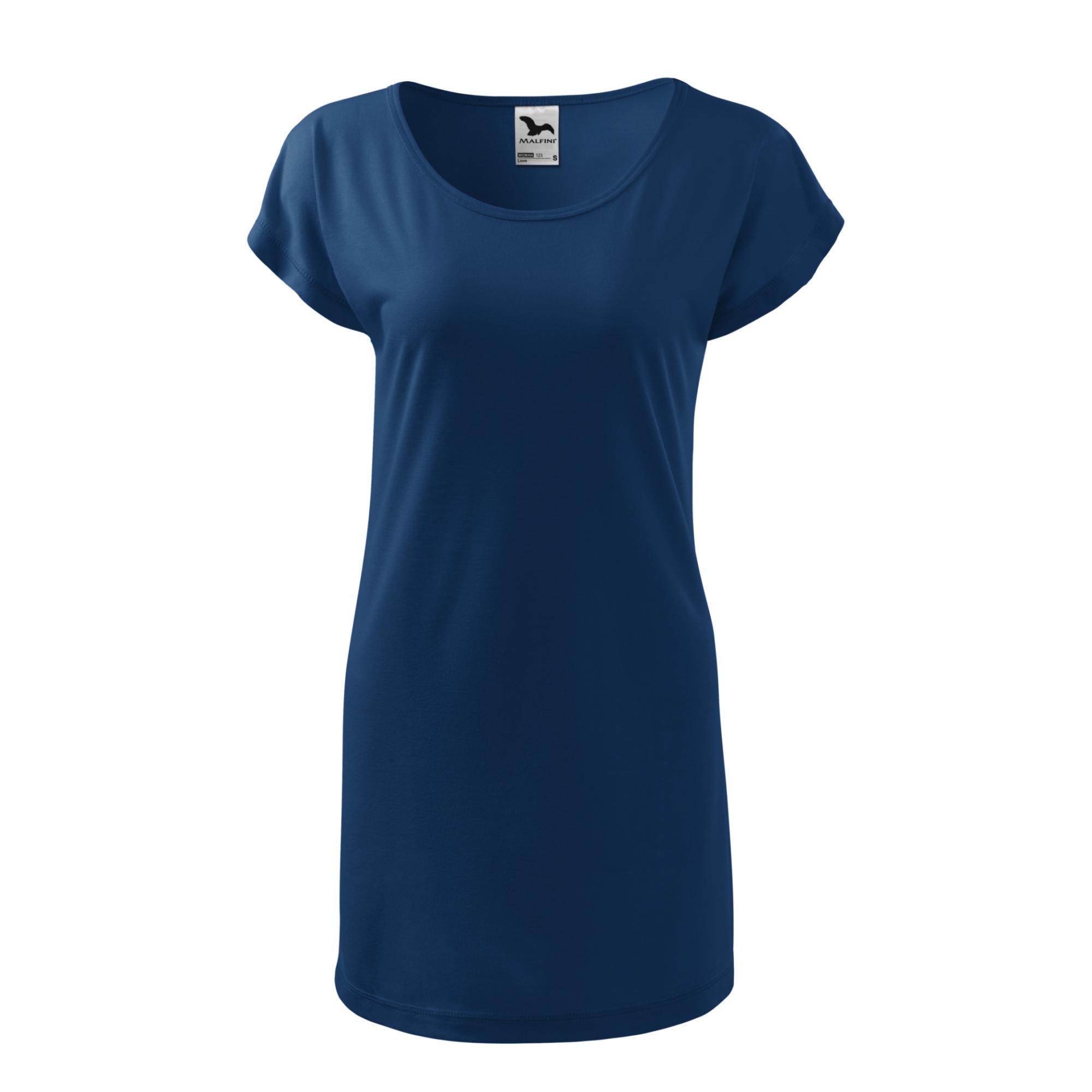 Tricou/rochie pentru damă Love 123 Midnight blue S