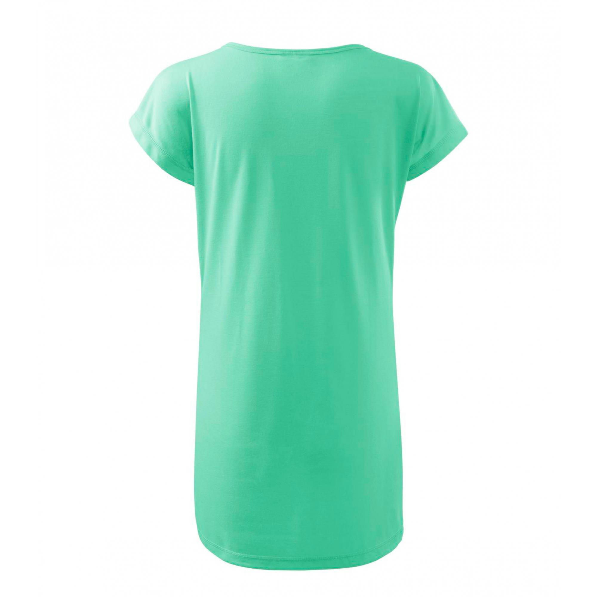 Tricou/rochie pentru damă Love 123 Verde menta S