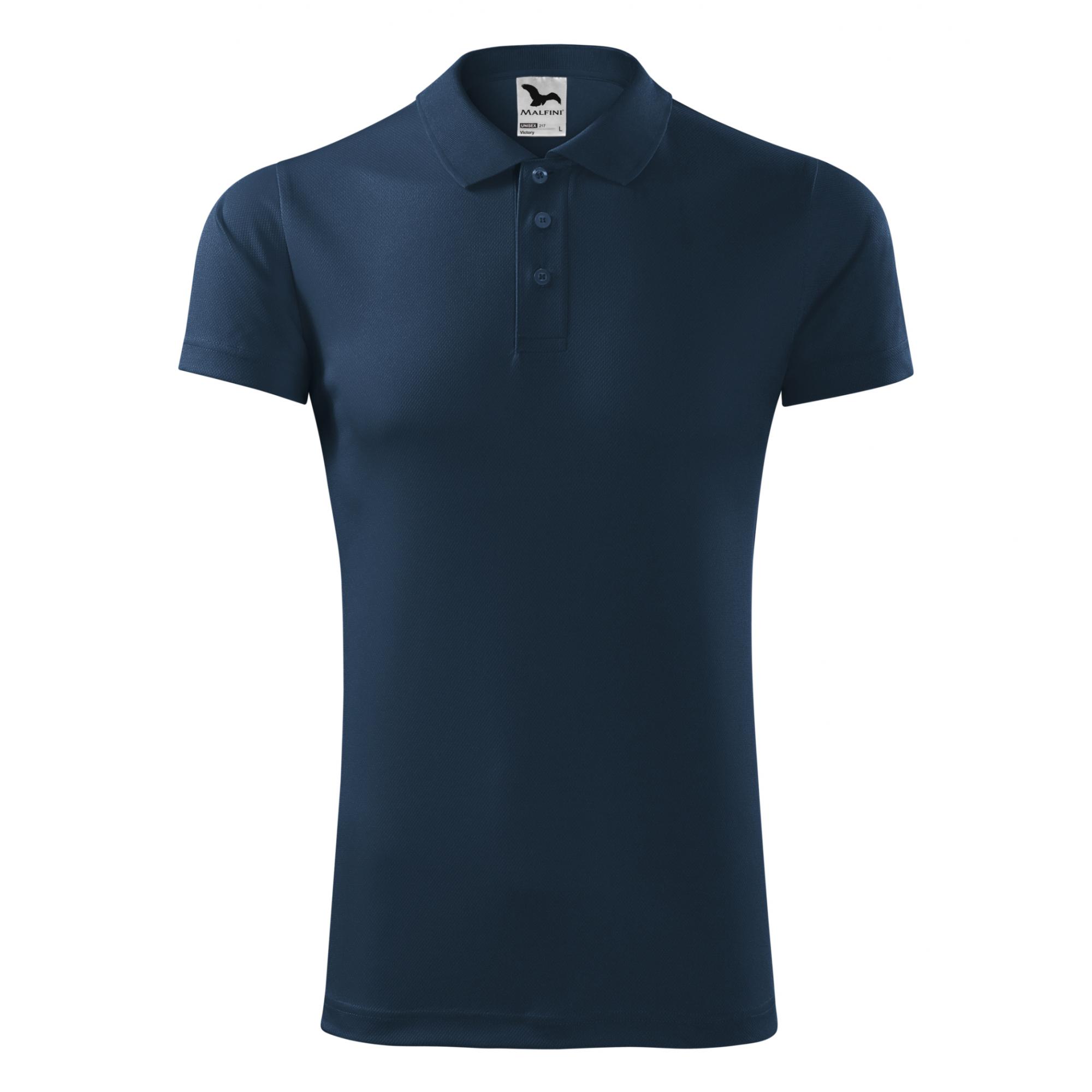 Tricou polo unisex Victory 217 Albastru marin L