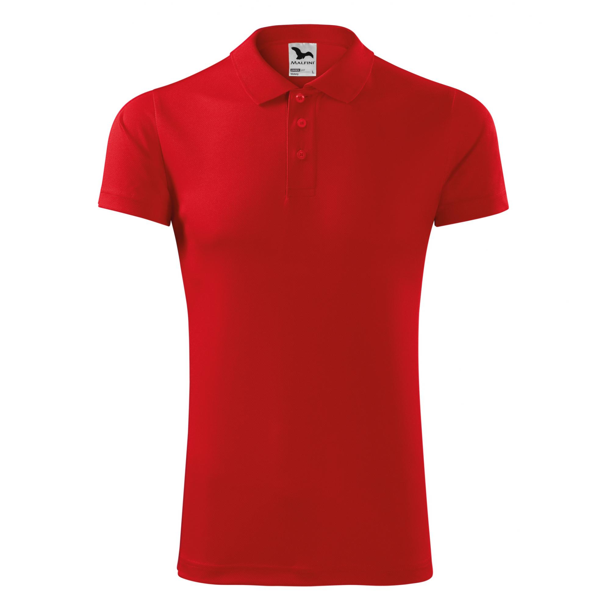 Tricou polo unisex Victory 217 Rosu XL