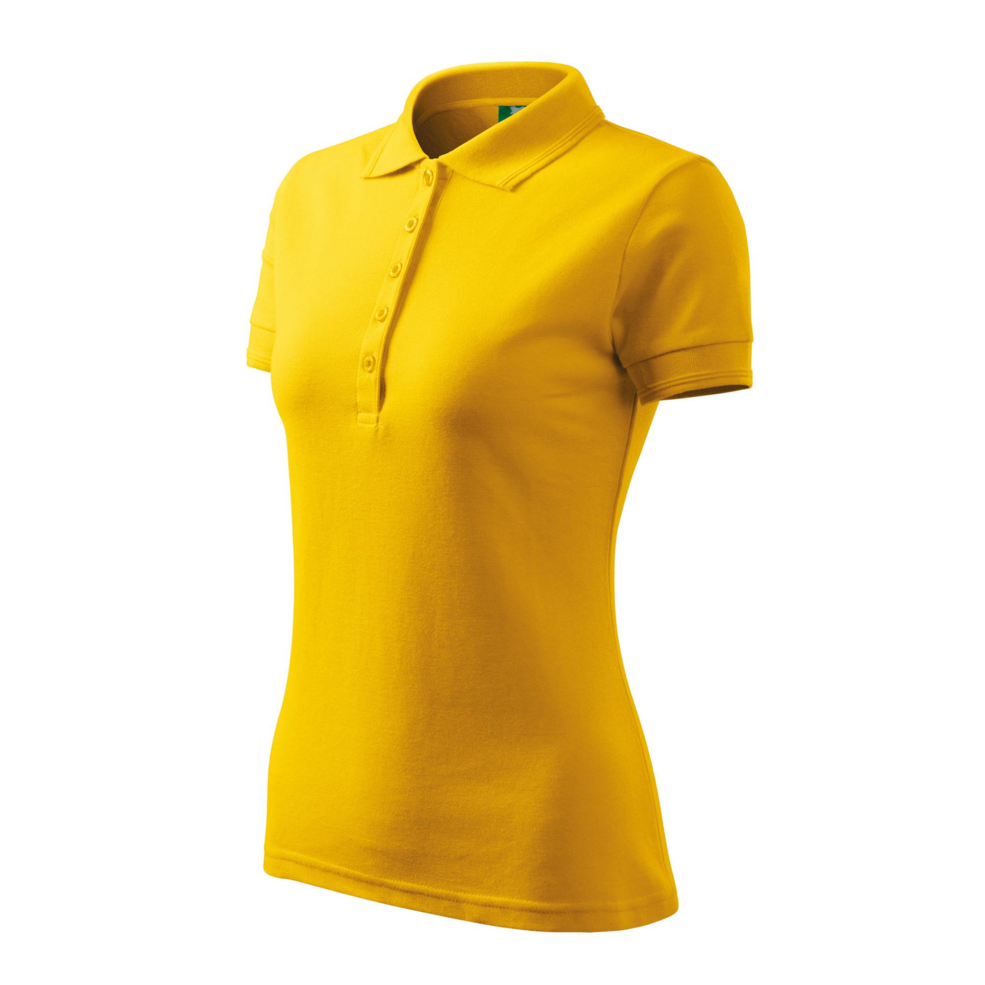 Tricou polo pentru damă Pique Polo 21X Galben