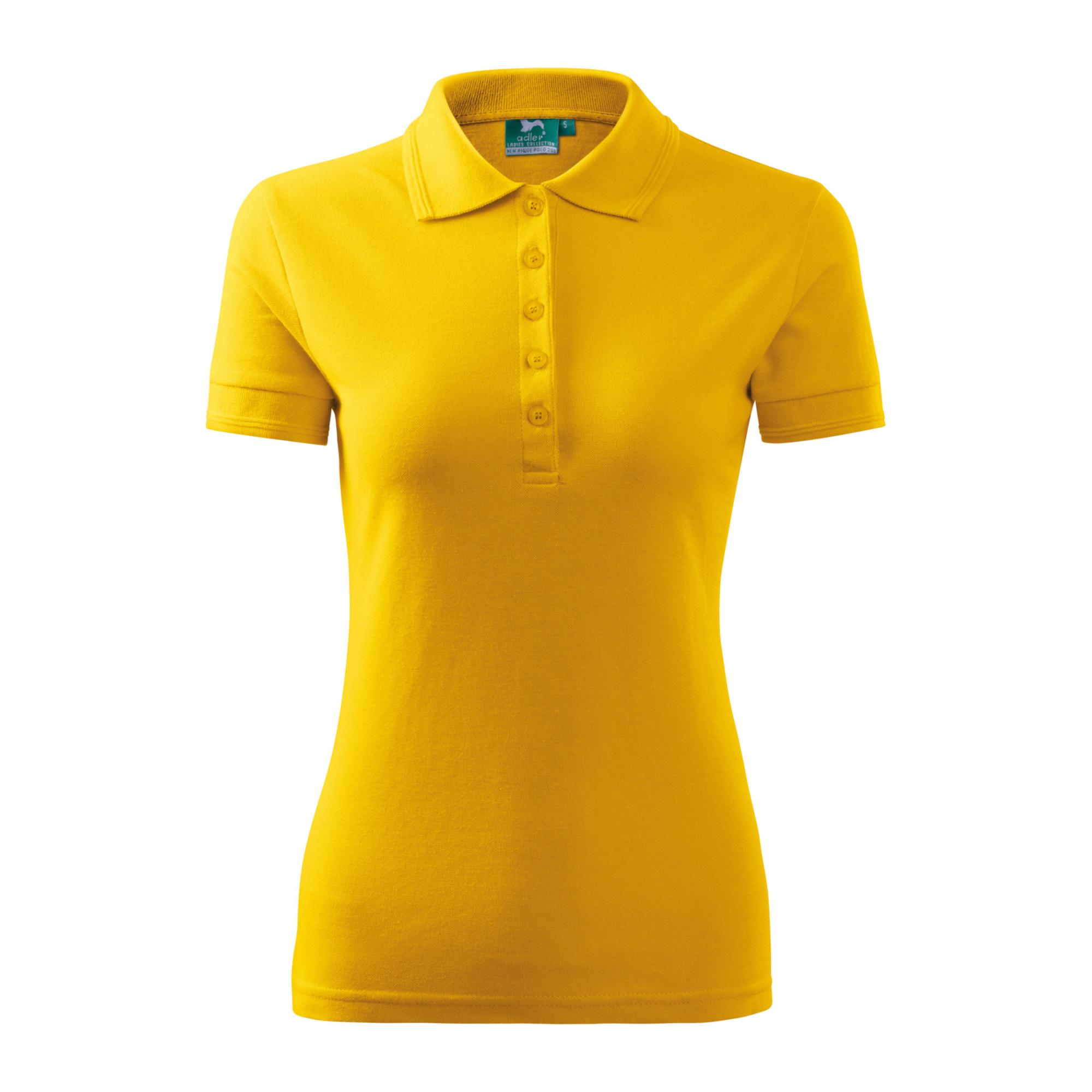 Tricou polo pentru damă Pique Polo 21X Galben XS