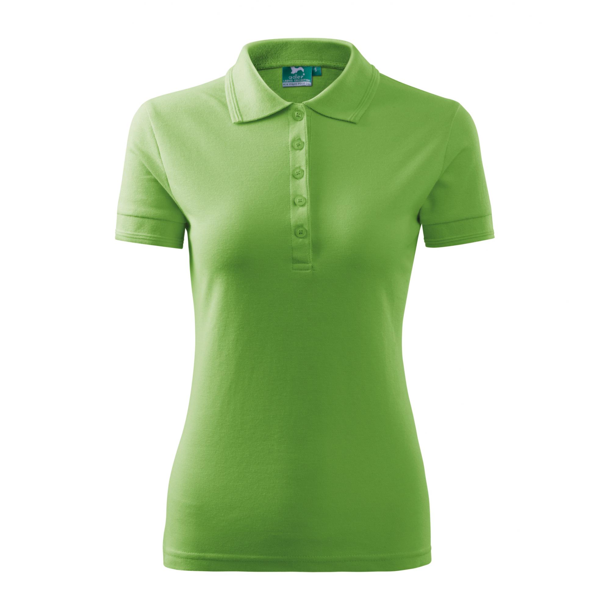 Tricou polo pentru damă Pique Polo 21X Verde iarba XS