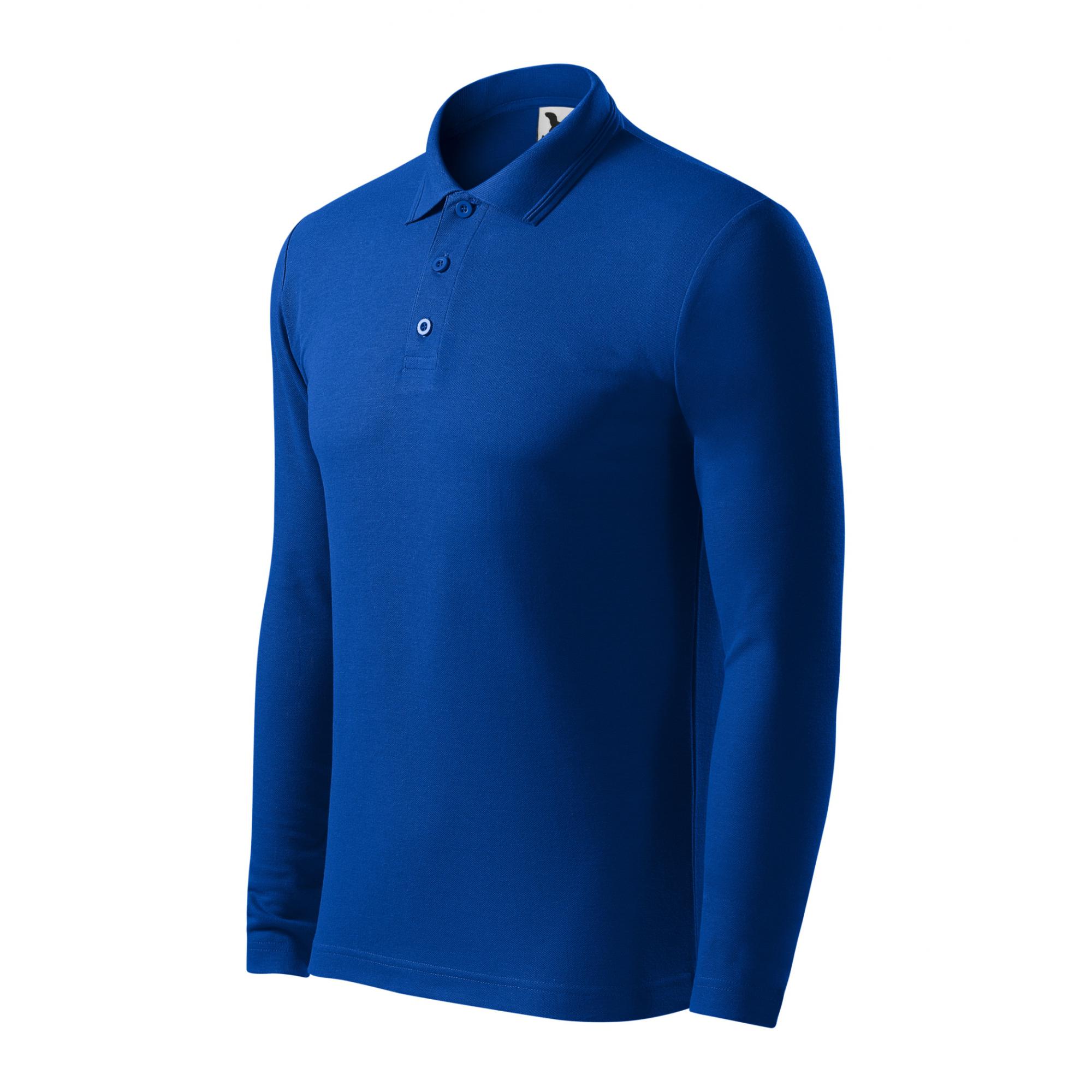 Tricou polo pentru bărbaţi Pique Polo LS 221 Albastru regal 3XL