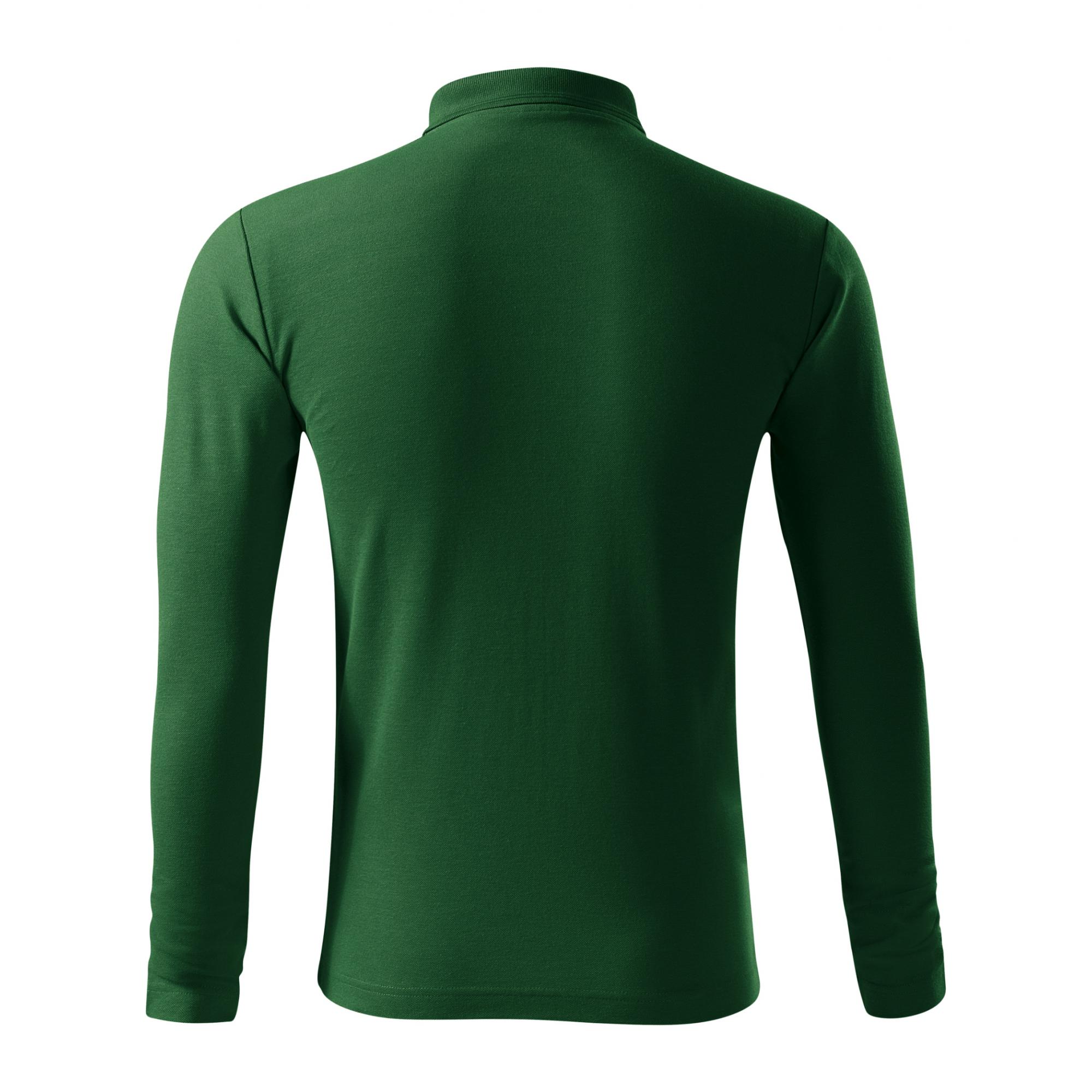 Tricou polo pentru bărbaţi Pique Polo LS 221 Verde sticla L
