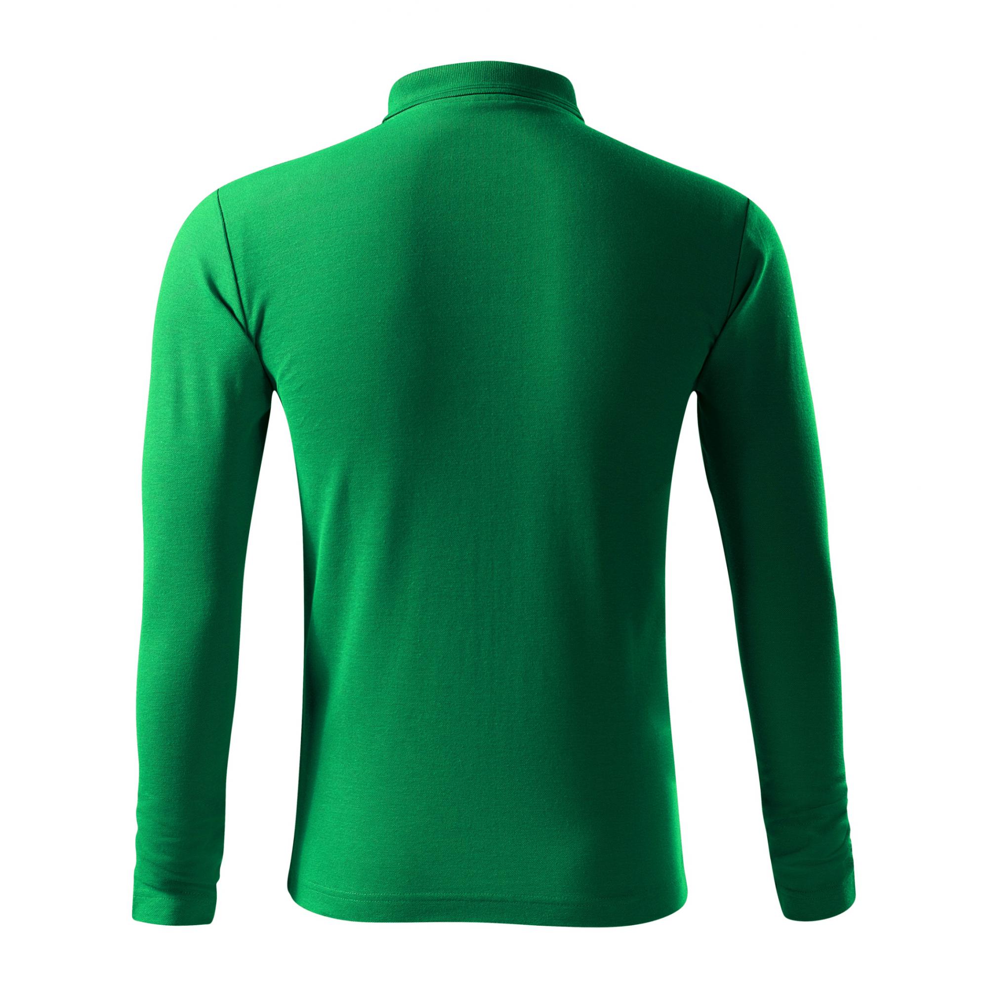 Tricou polo pentru bărbaţi Pique Polo LS 221 Verde mediu XXL