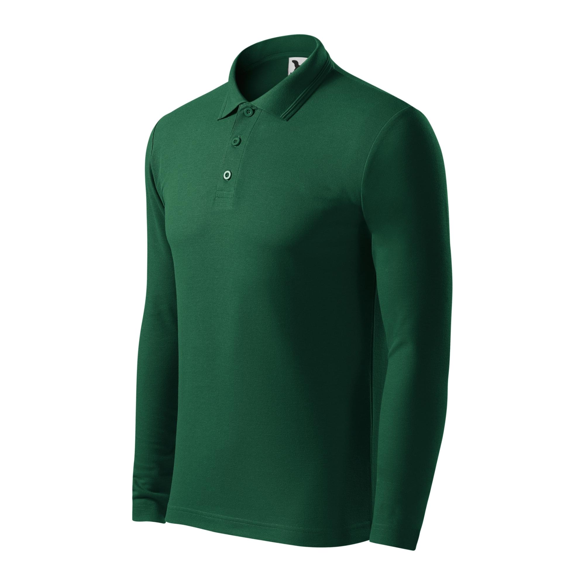 Tricou polo pentru bărbaţi Pique Polo LS 221 dark green