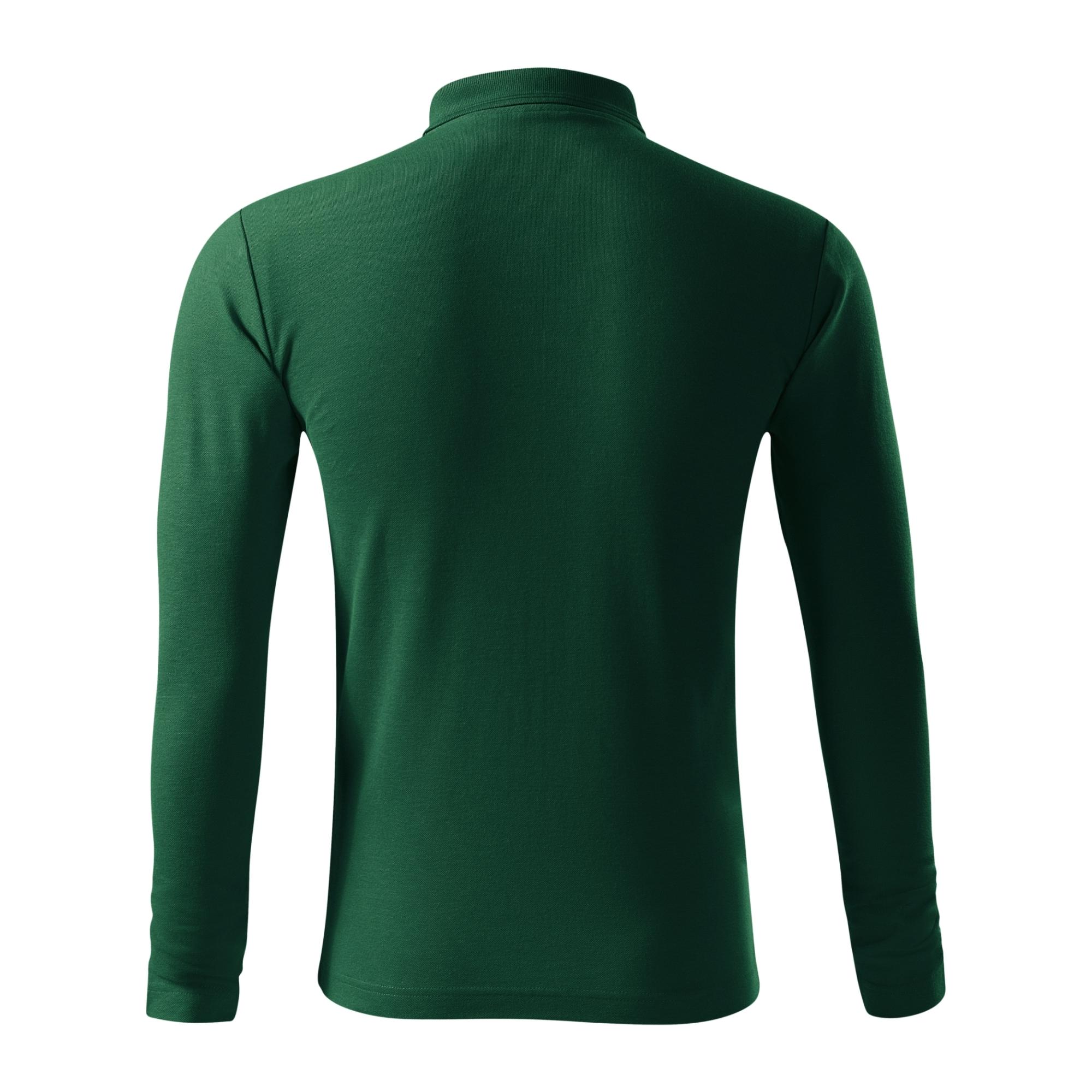 Tricou polo pentru bărbaţi Pique Polo LS 221 dark green L