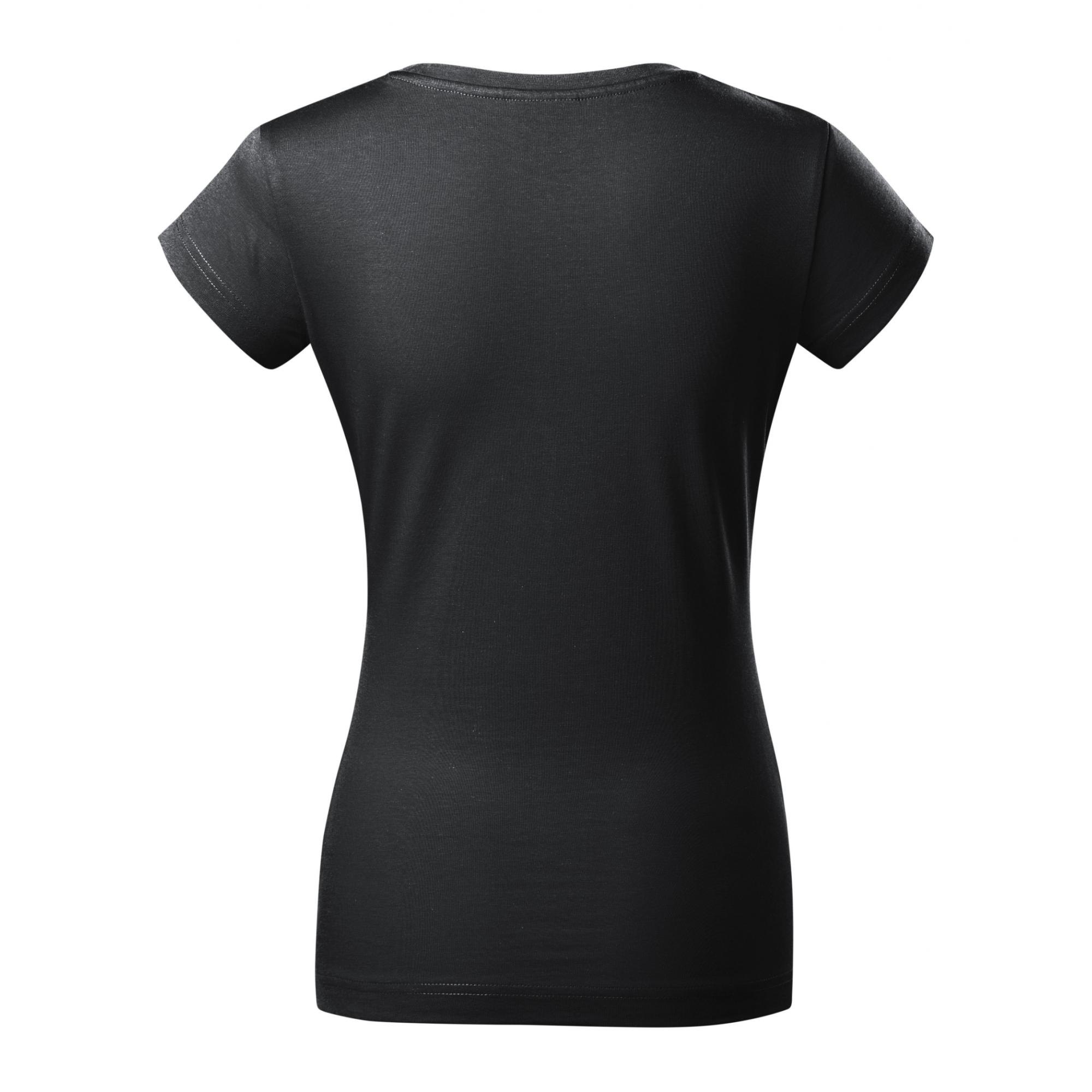Tricou pentru damă Fit V-neck 162 Ebony gray S