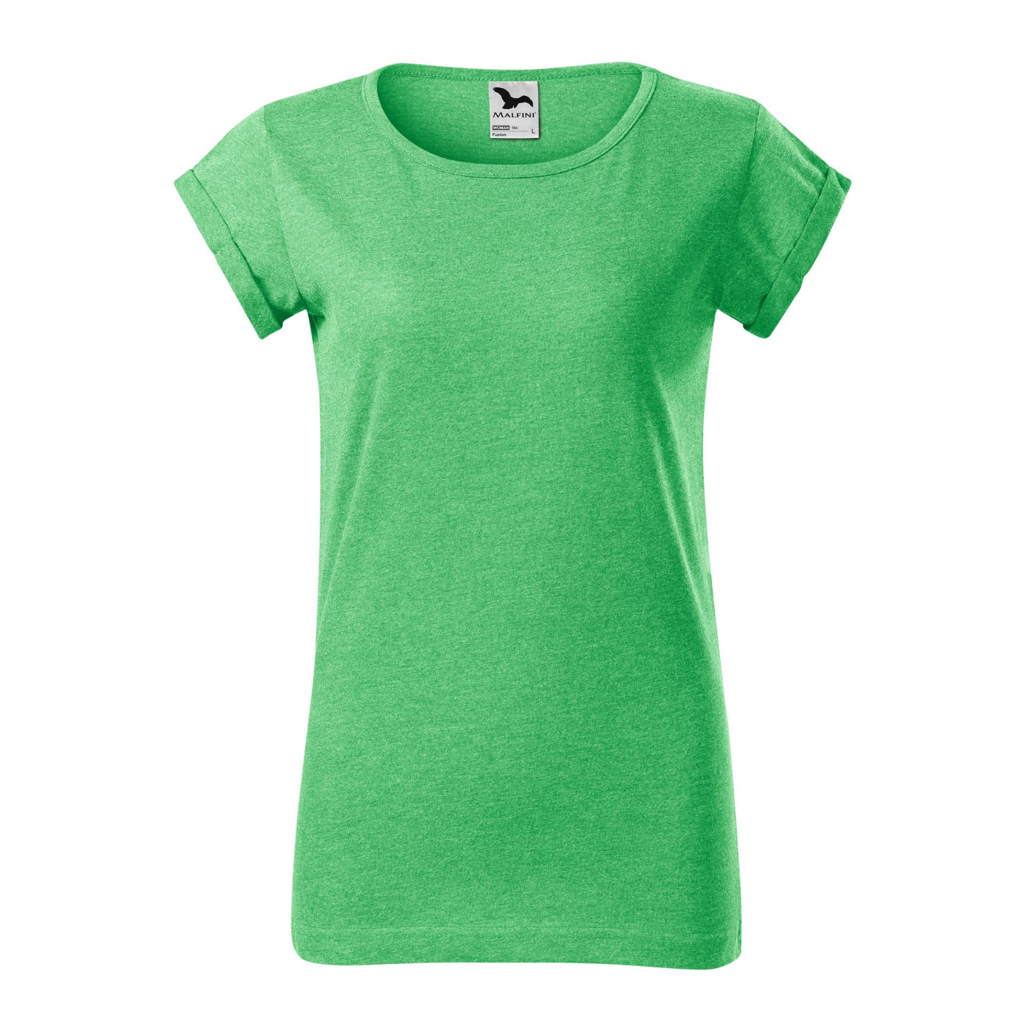 Tricou pentru damă Fusion 164 Verde melanj XXL