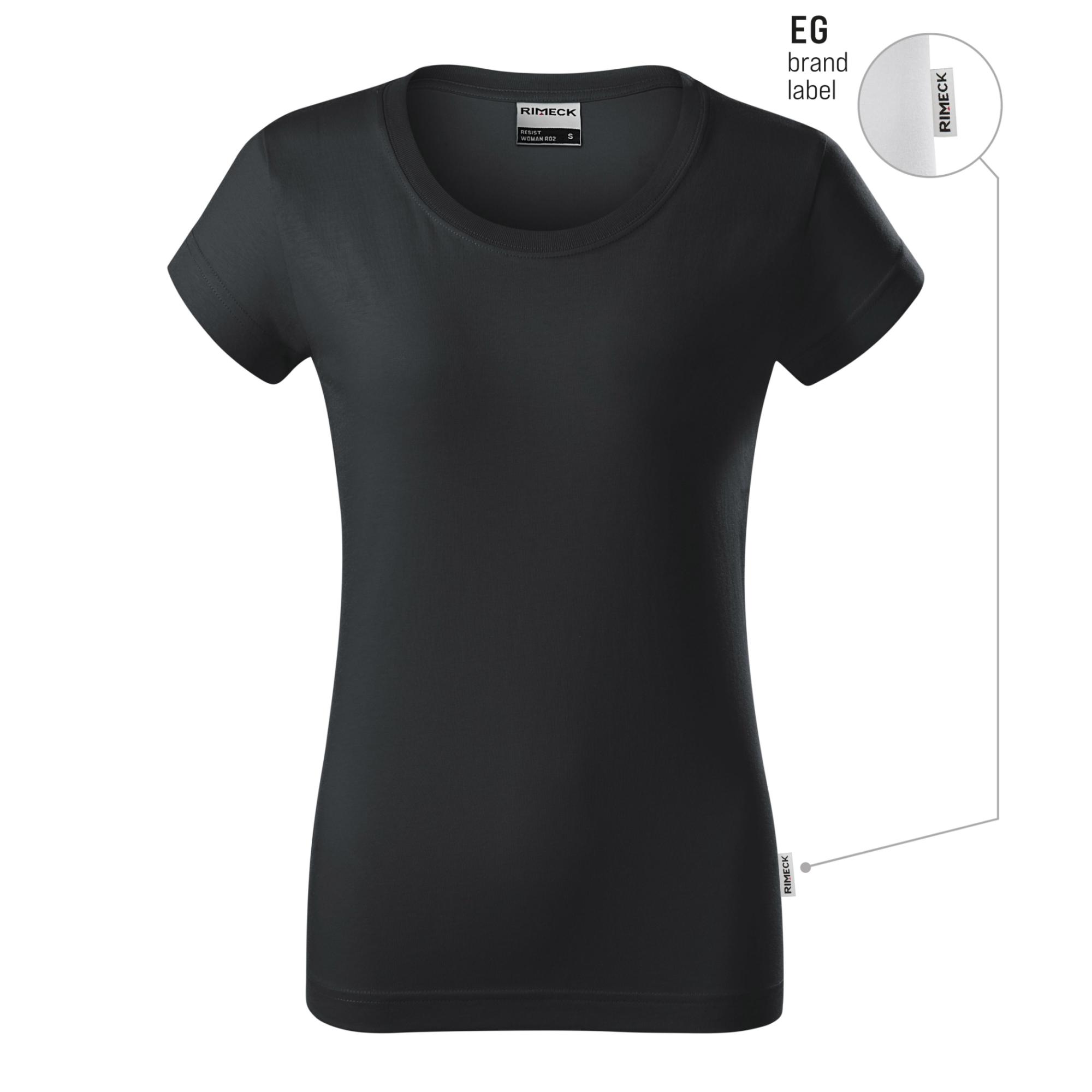 Tricou pentru damă Resist R02 ebony gray 94 (brand label) L