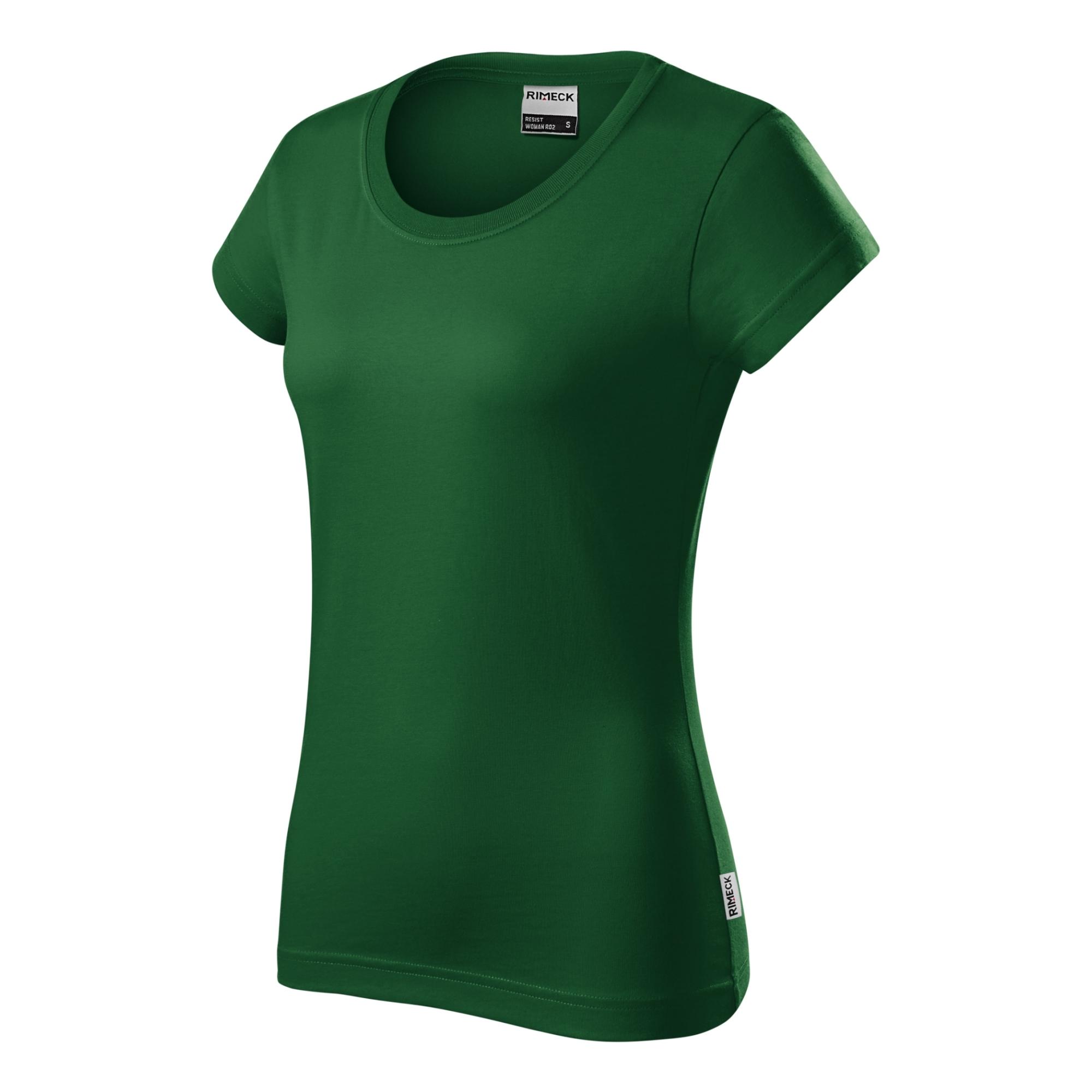 Tricou pentru damă Resist R02 verde sticlă 06 (brand label) 3XL