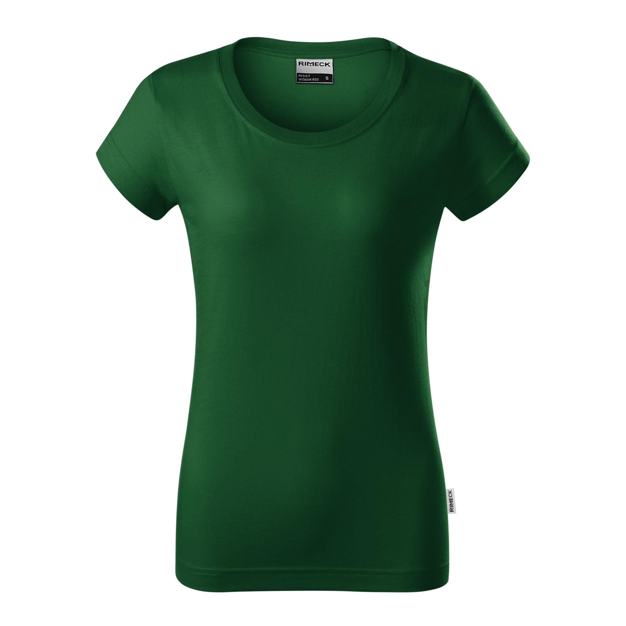Tricou pentru damă Resist R02 verde sticlă 06 (brand label) L