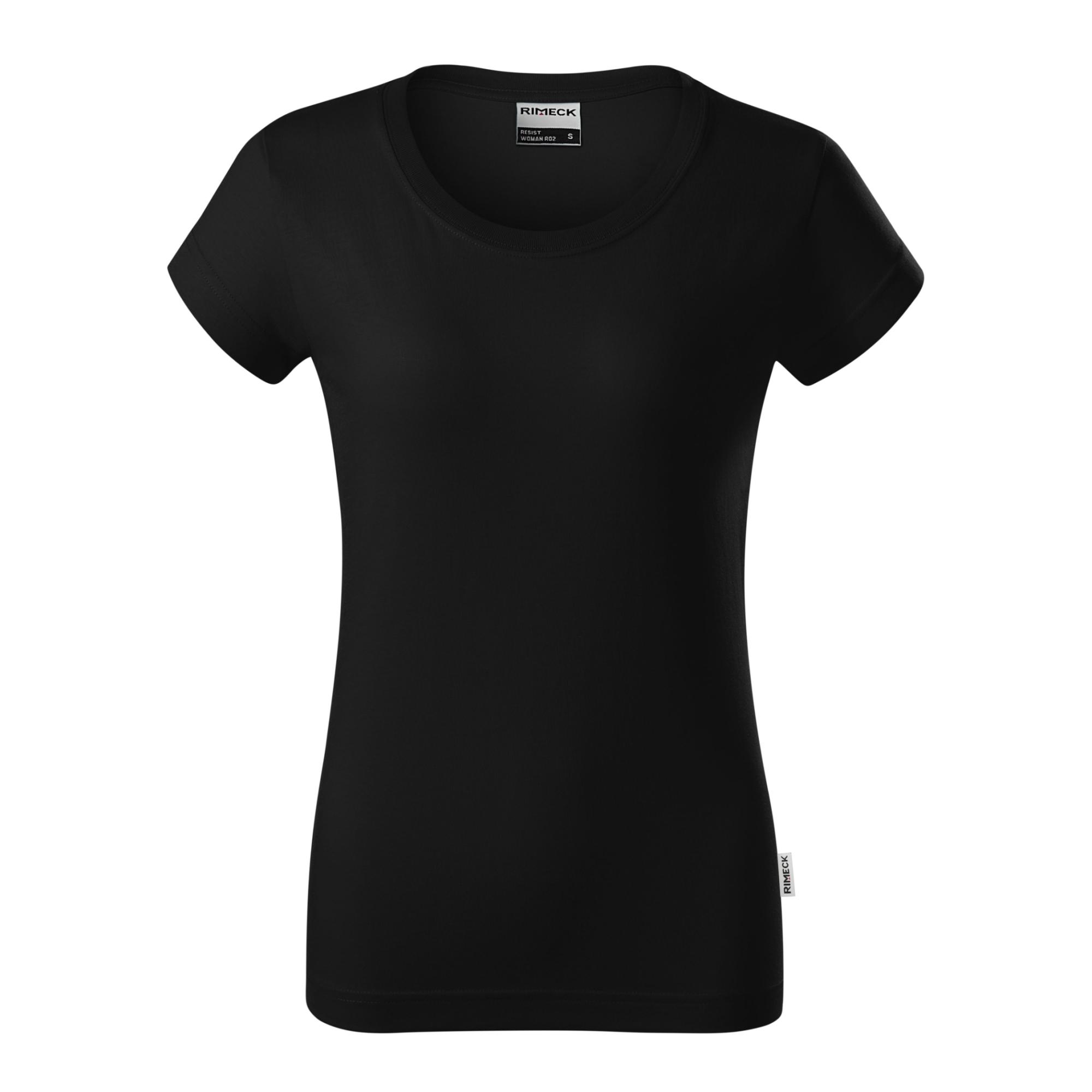 Tricou pentru damă Resist R02 negru 01 (brand label) XL