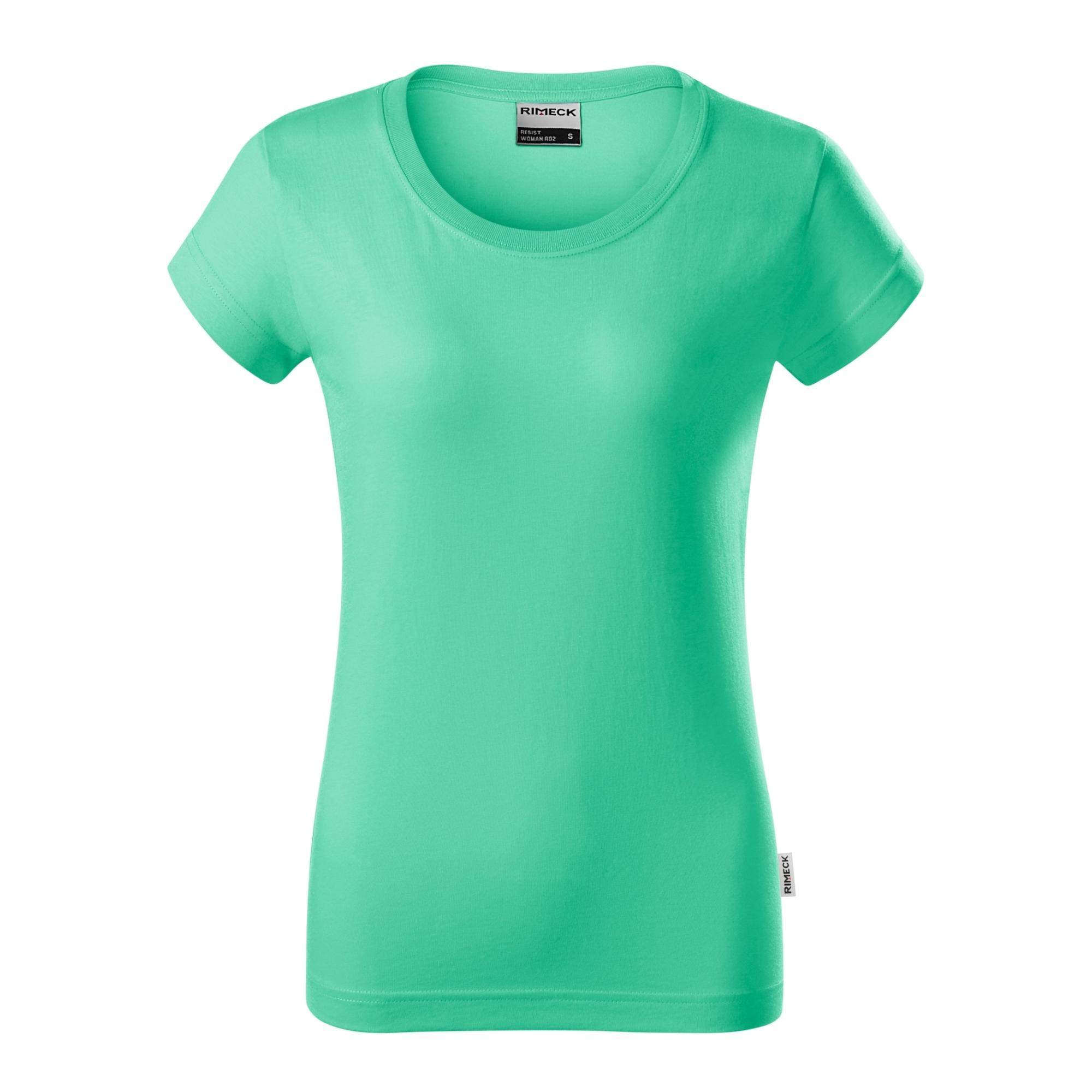 Tricou pentru damă Resist R02 verde mentă 95 (brand label) L