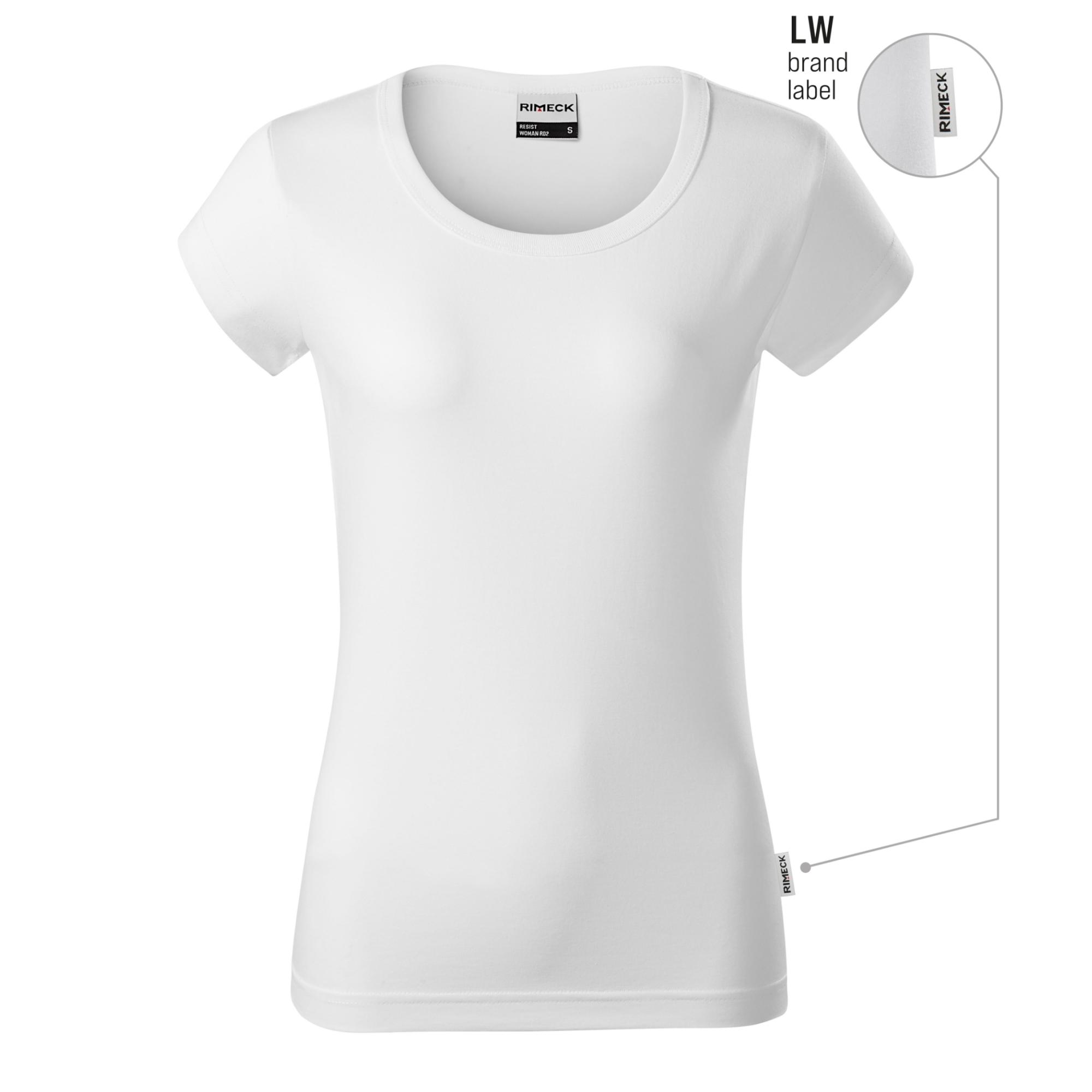 Tricou pentru damă Resist R02 alb 00 (brand label) M