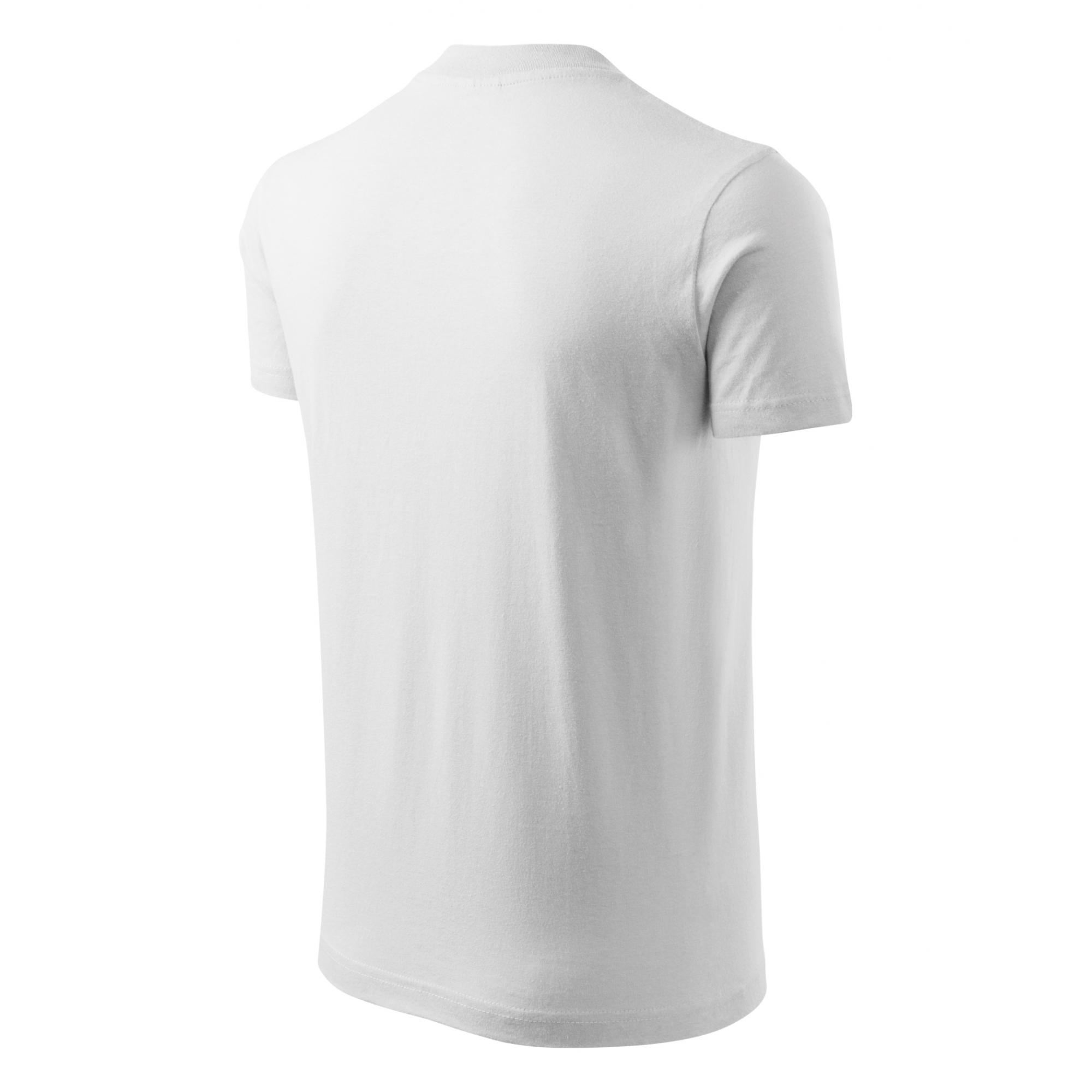 Tricou unisex V-neck 102 Alb S