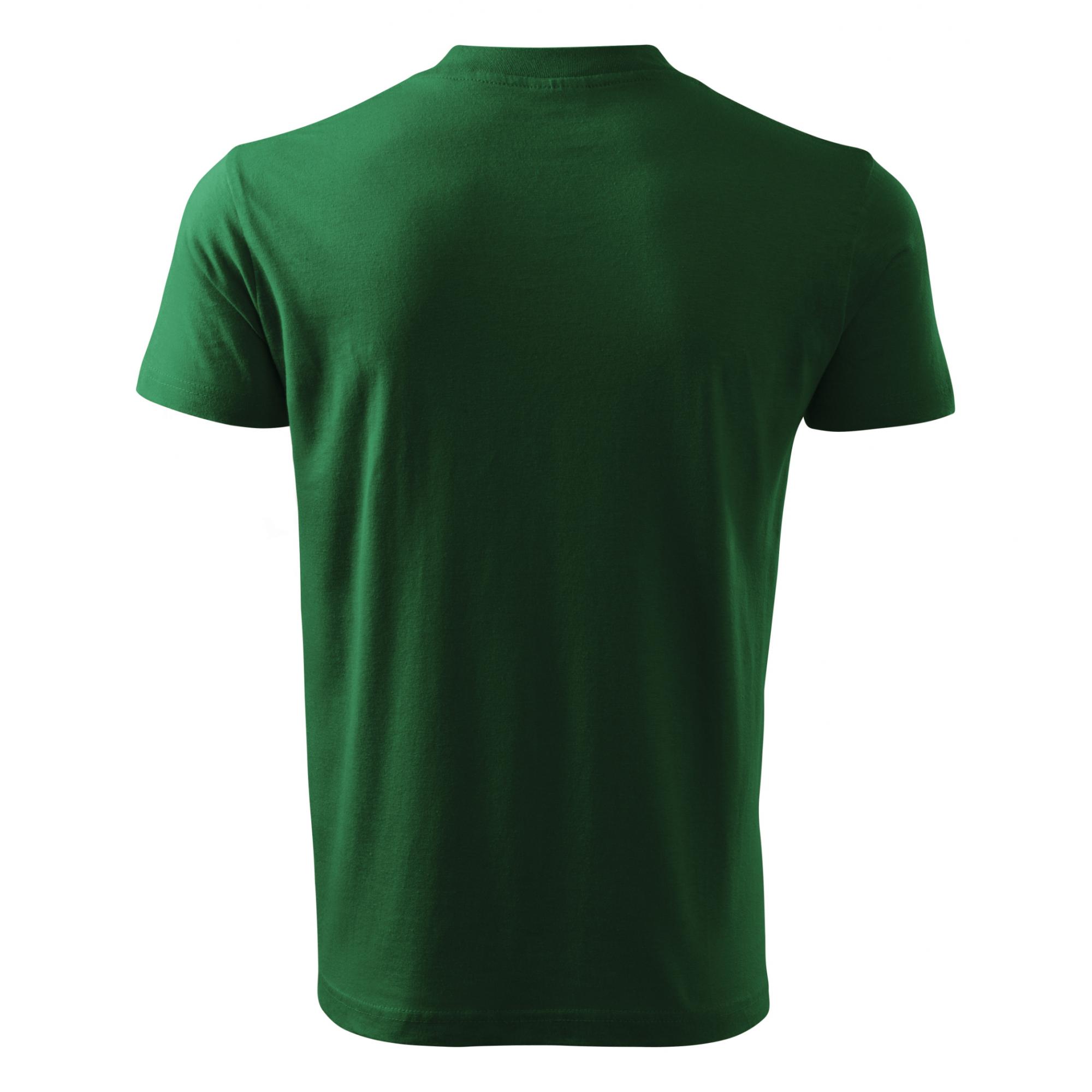 Tricou unisex V-neck 102 Verde sticla M