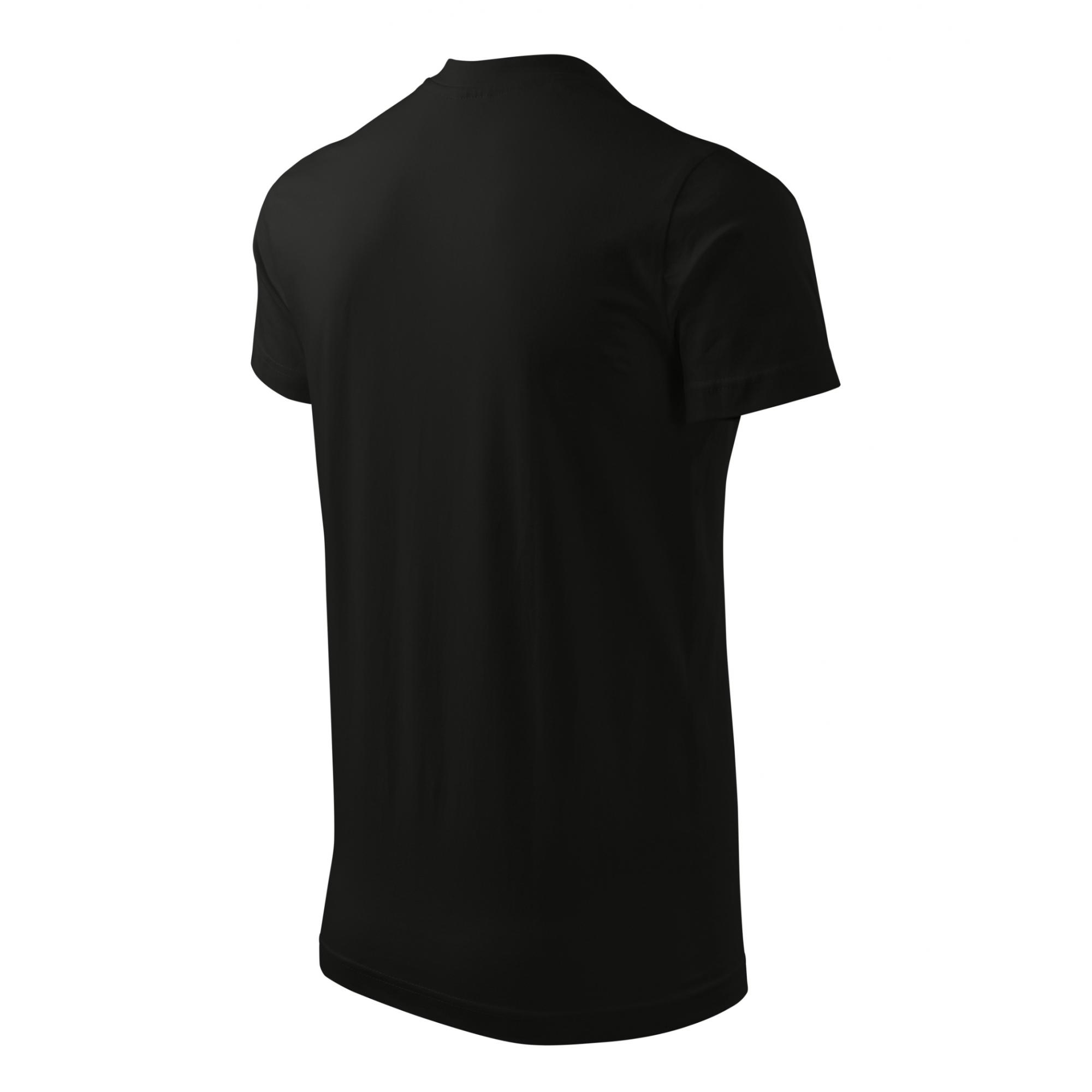 Tricou unisex Heavy V-neck 111 Negru 3XL