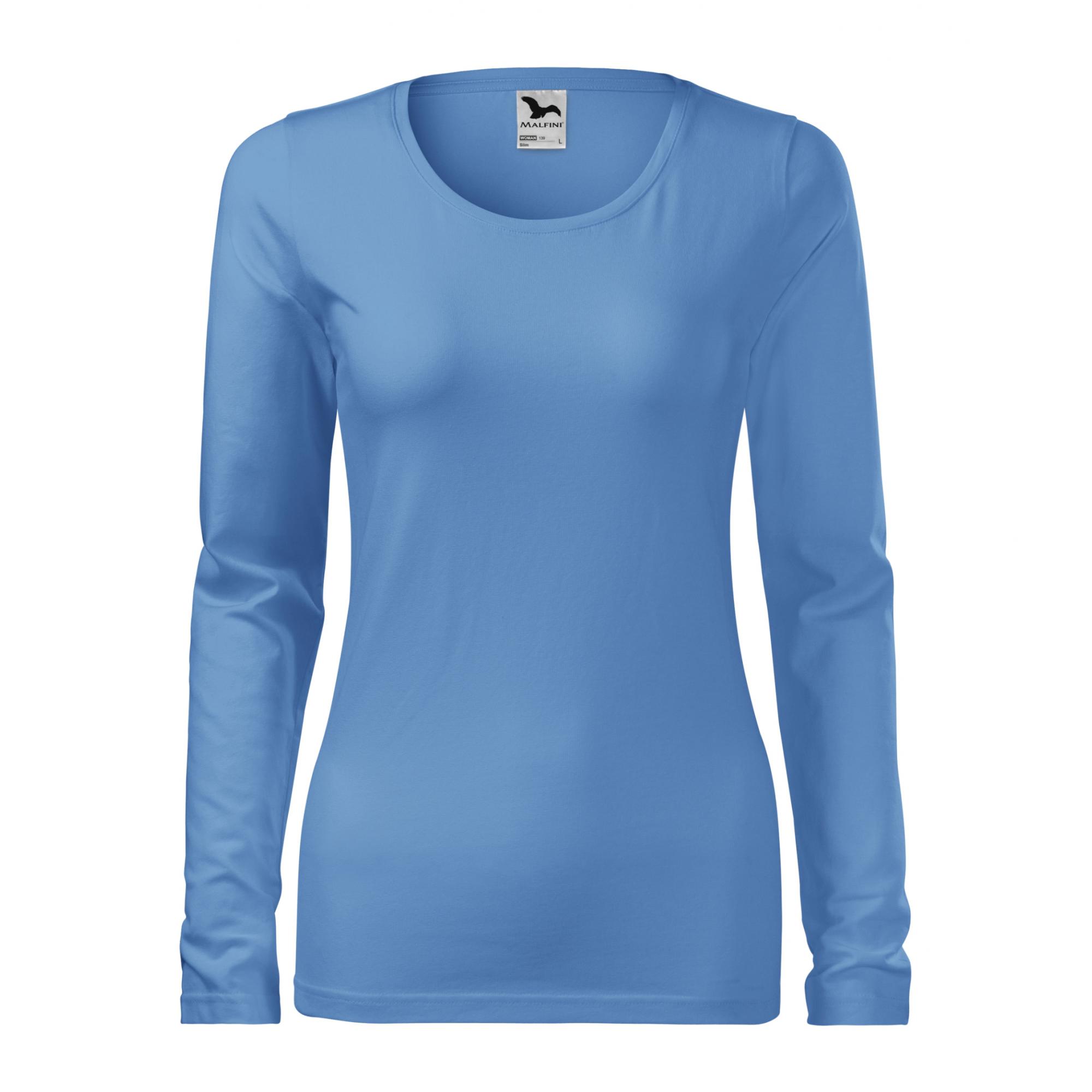 Tricou pentru damă Slim 139 Albastru deschis XL