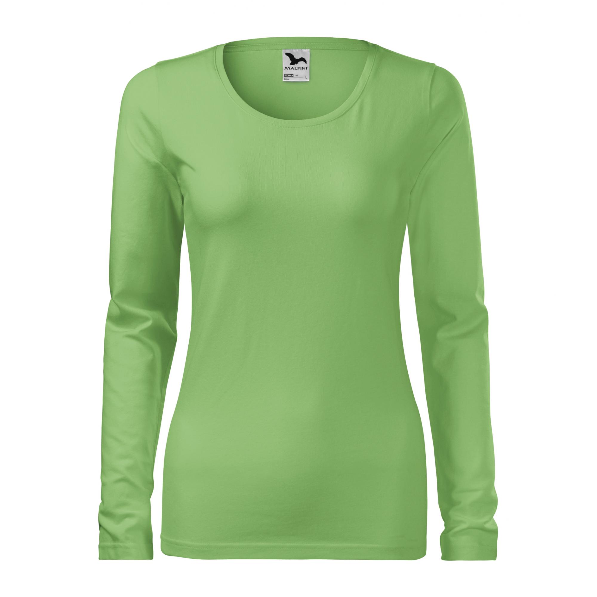 Tricou pentru damă Slim 139 Verde iarba XL