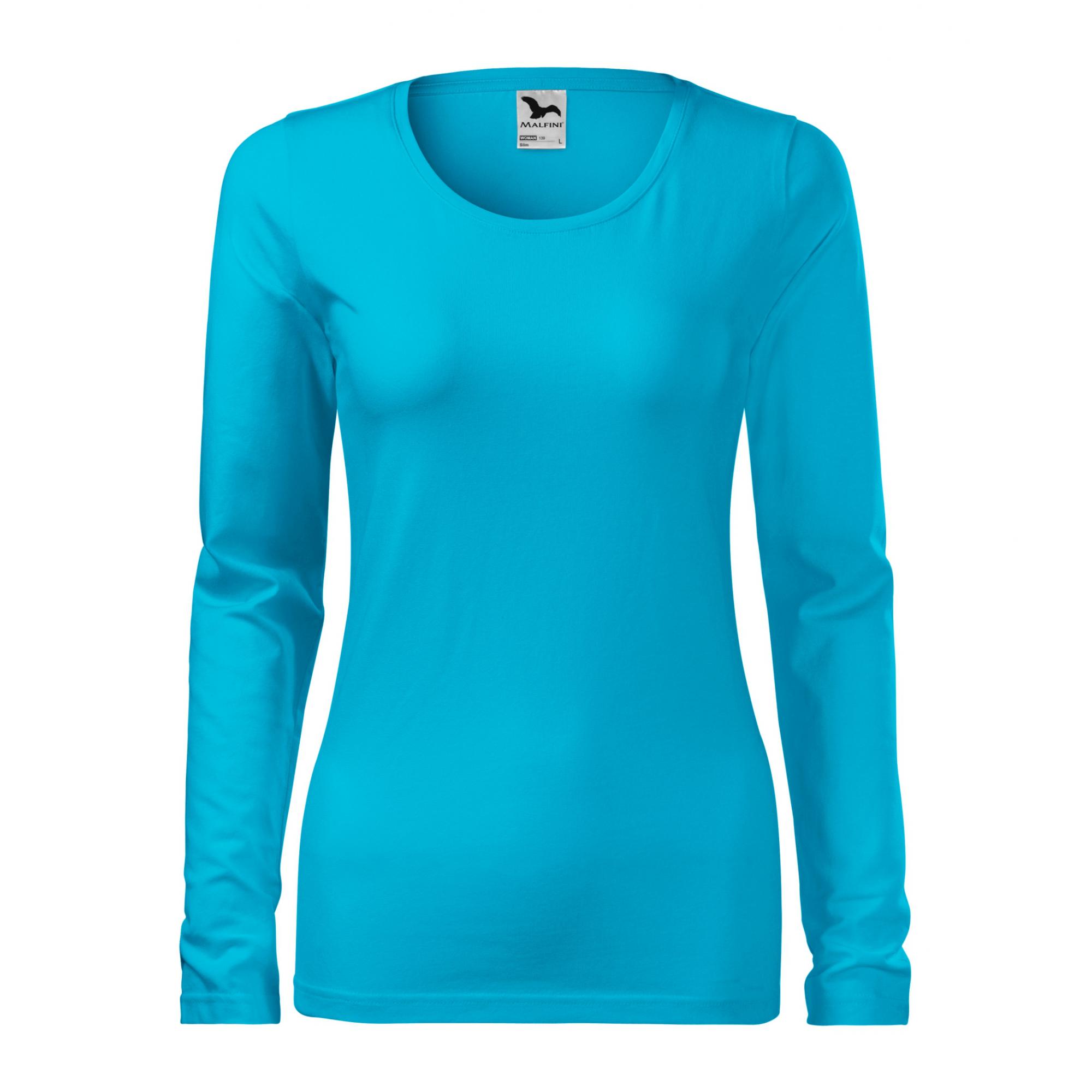 Tricou pentru damă Slim 139 Turcoaz L