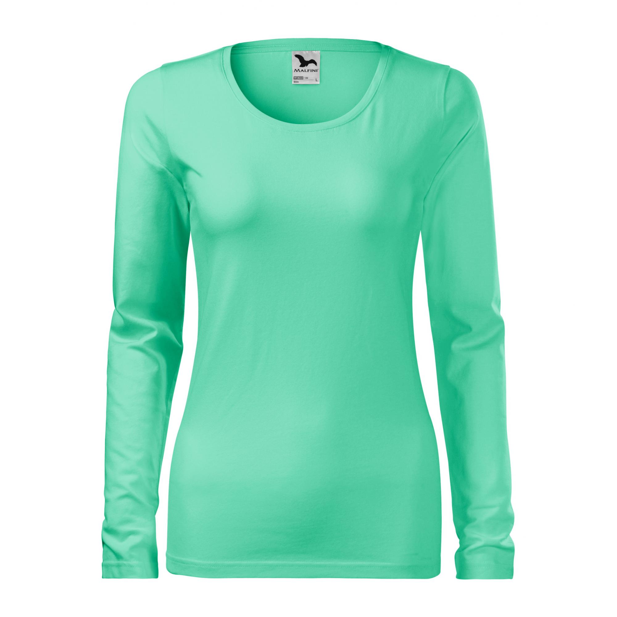 Tricou pentru damă Slim 139 Verde menta XS