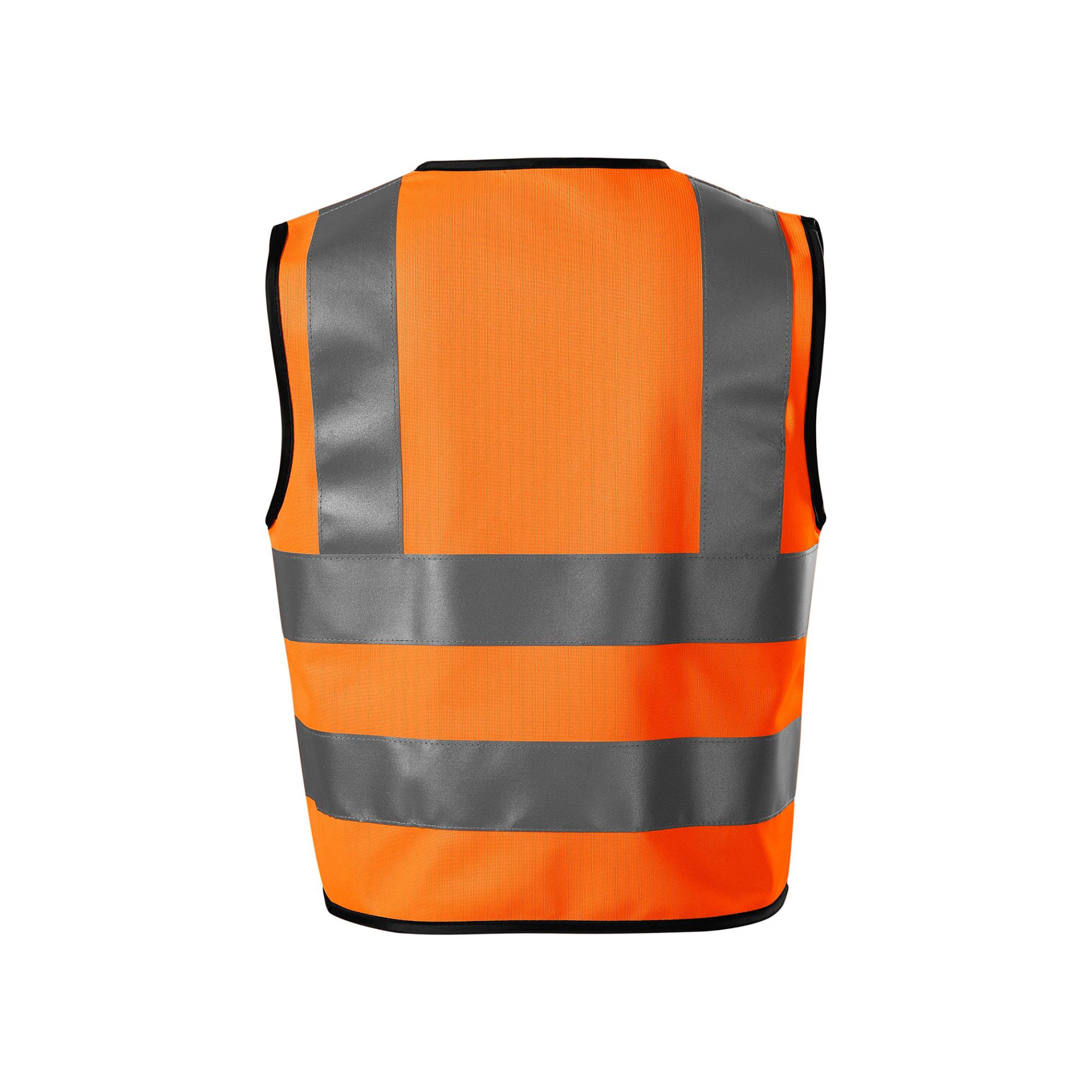 Vestă reflectorizantă pentru copii HV Bright 9V4 Portocaliu 4-6 ani