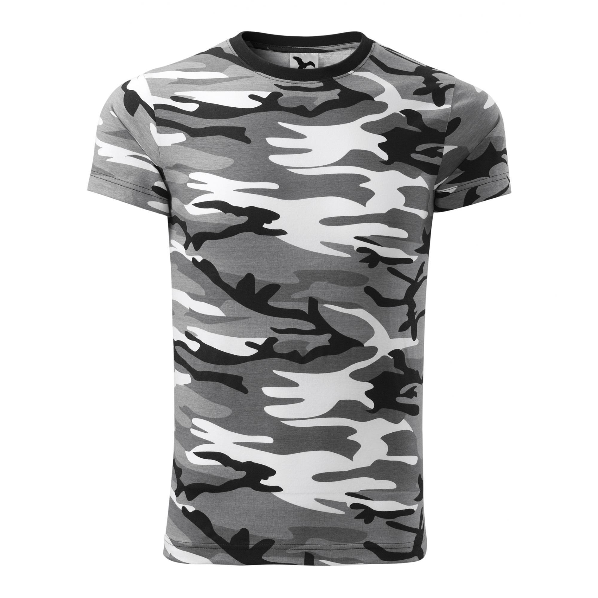 Tricou unisex Camouflage 144 Camuflaj gri L