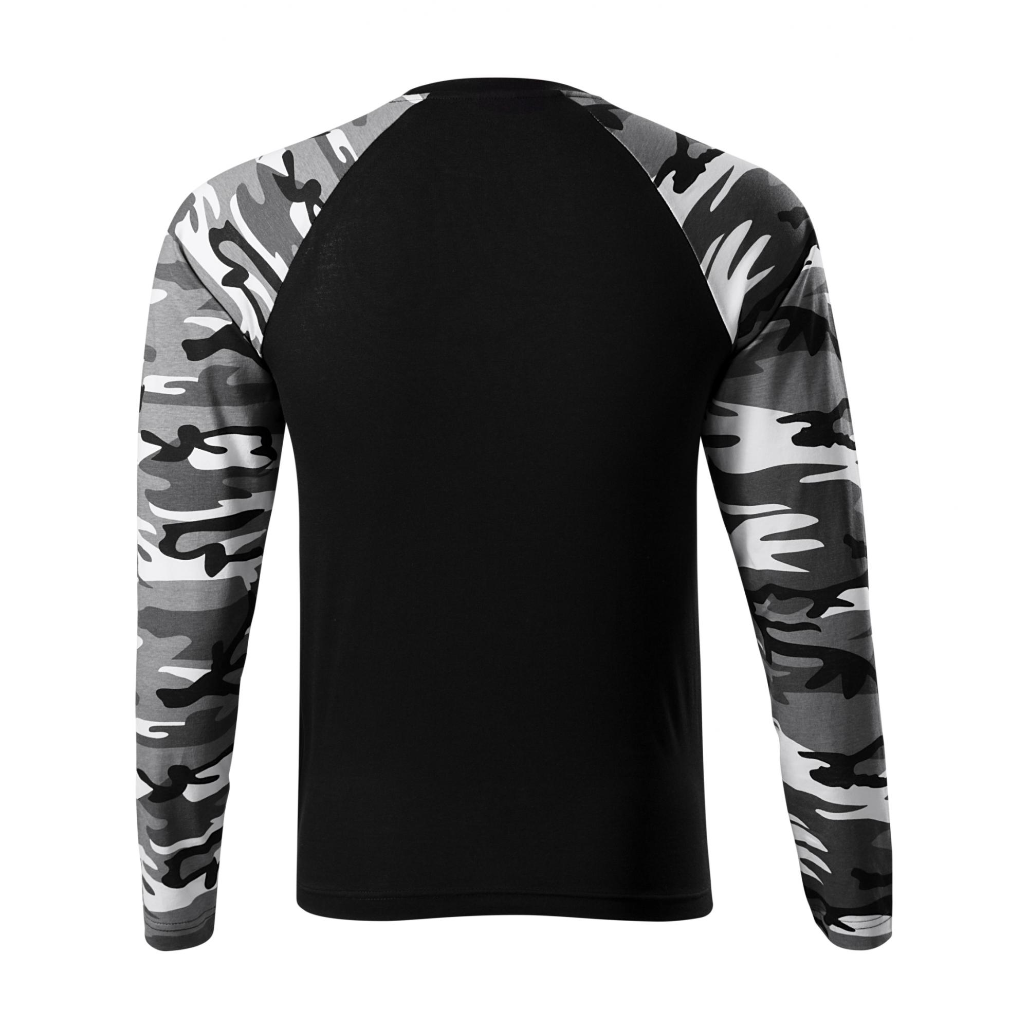 Tricou unisex Camouflage LS 166 Camuflaj gri S