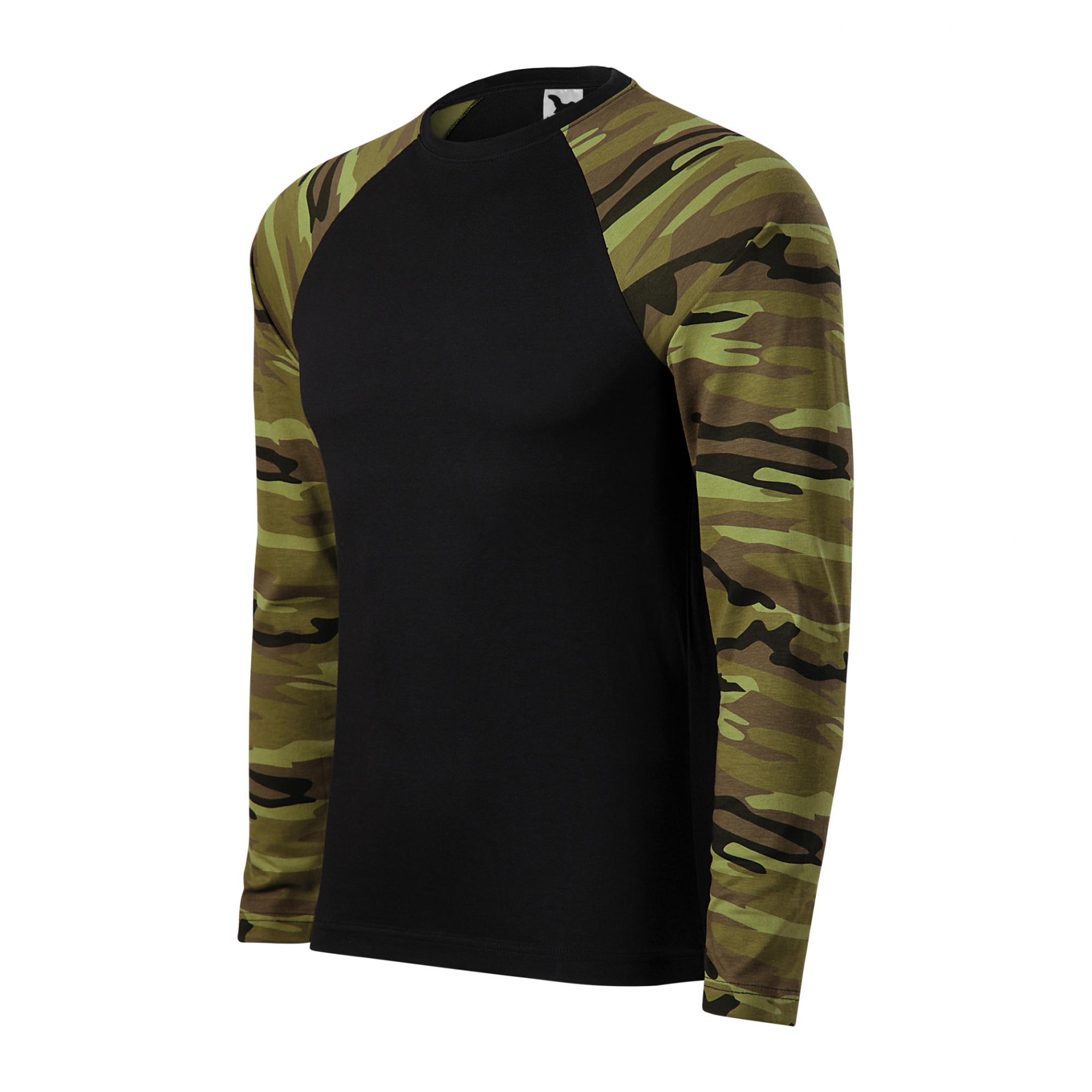Tricou unisex Camouflage LS 166 Camuflaj verde