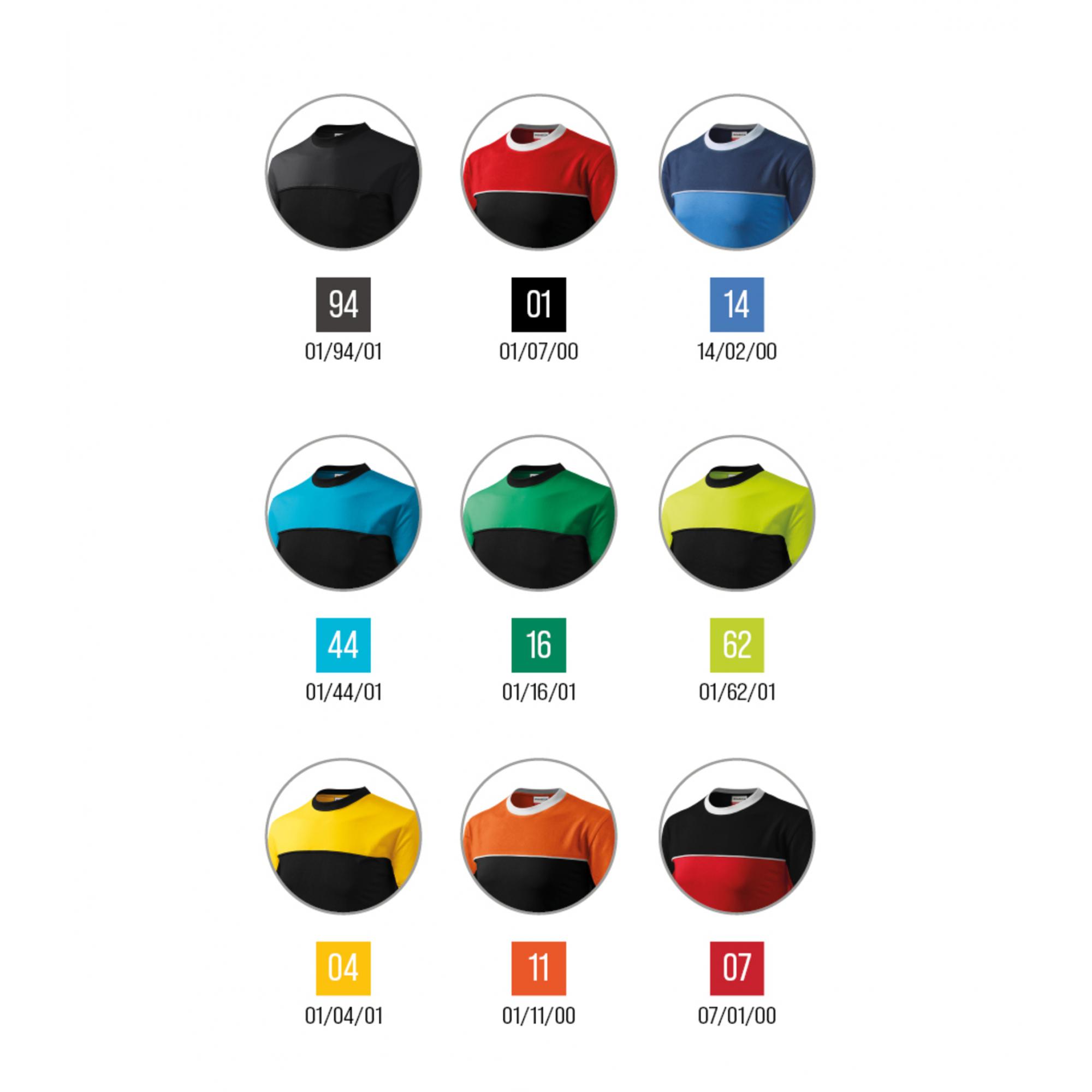 Tricou unisex Colormix 109 Negru S