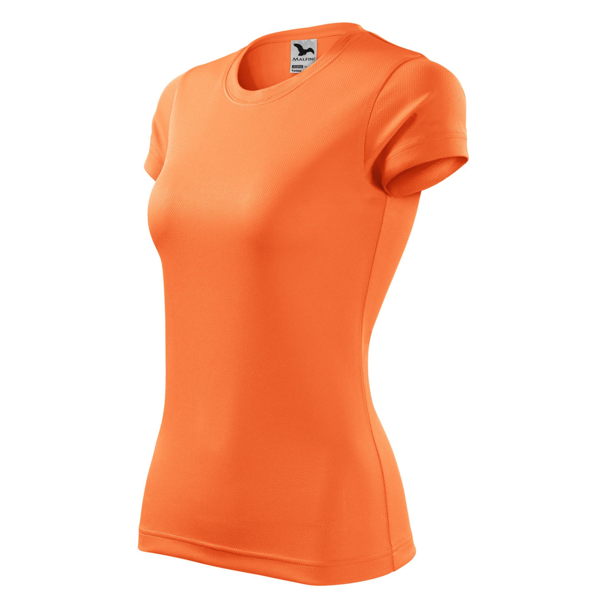 Tricou pentru damă Fantasy 140 Neon mandarine