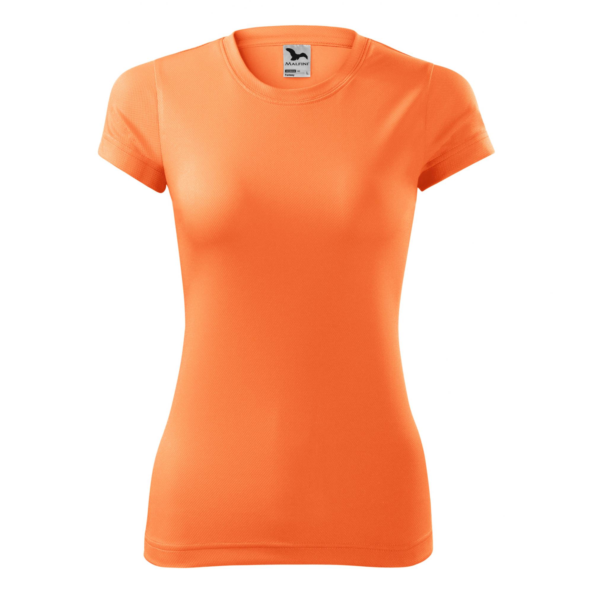 Tricou pentru damă Fantasy 140 Neon mandarine S