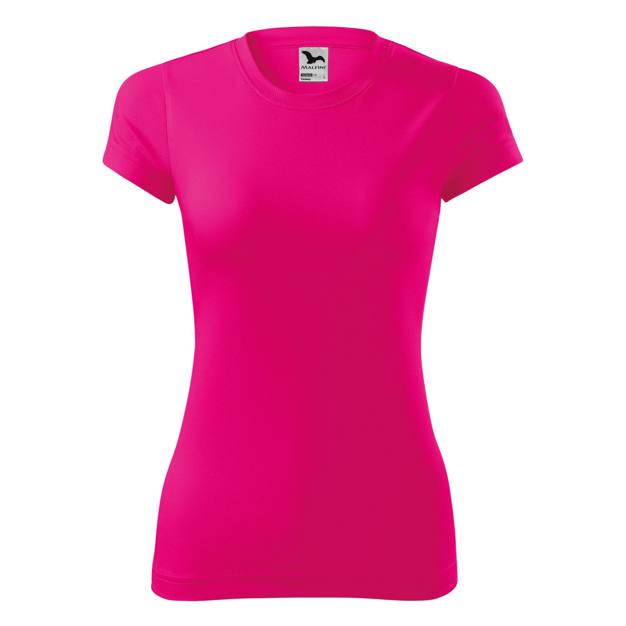 Tricou pentru damă Fantasy 140 Roz neon XXL
