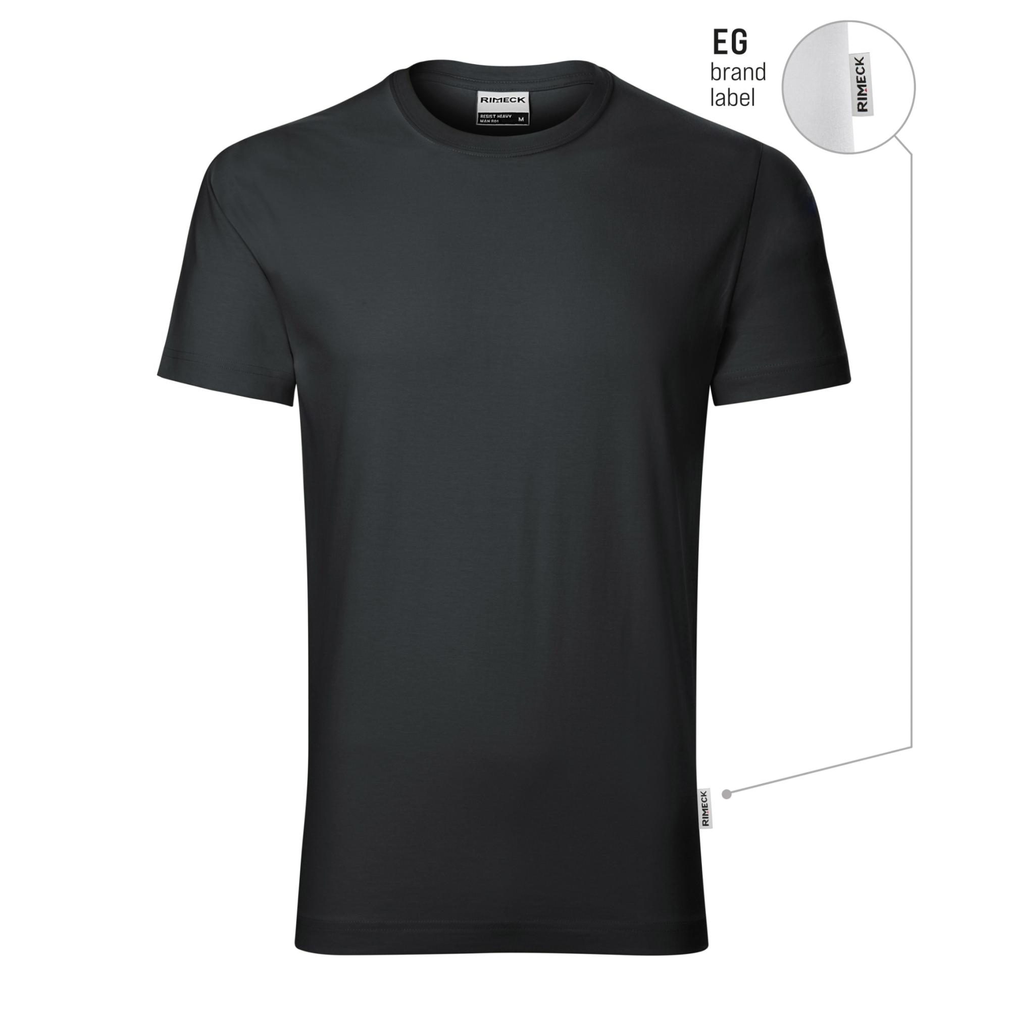 Tricou pentru bărbaţi Resist R01 ebony gray 94 (brand label) L