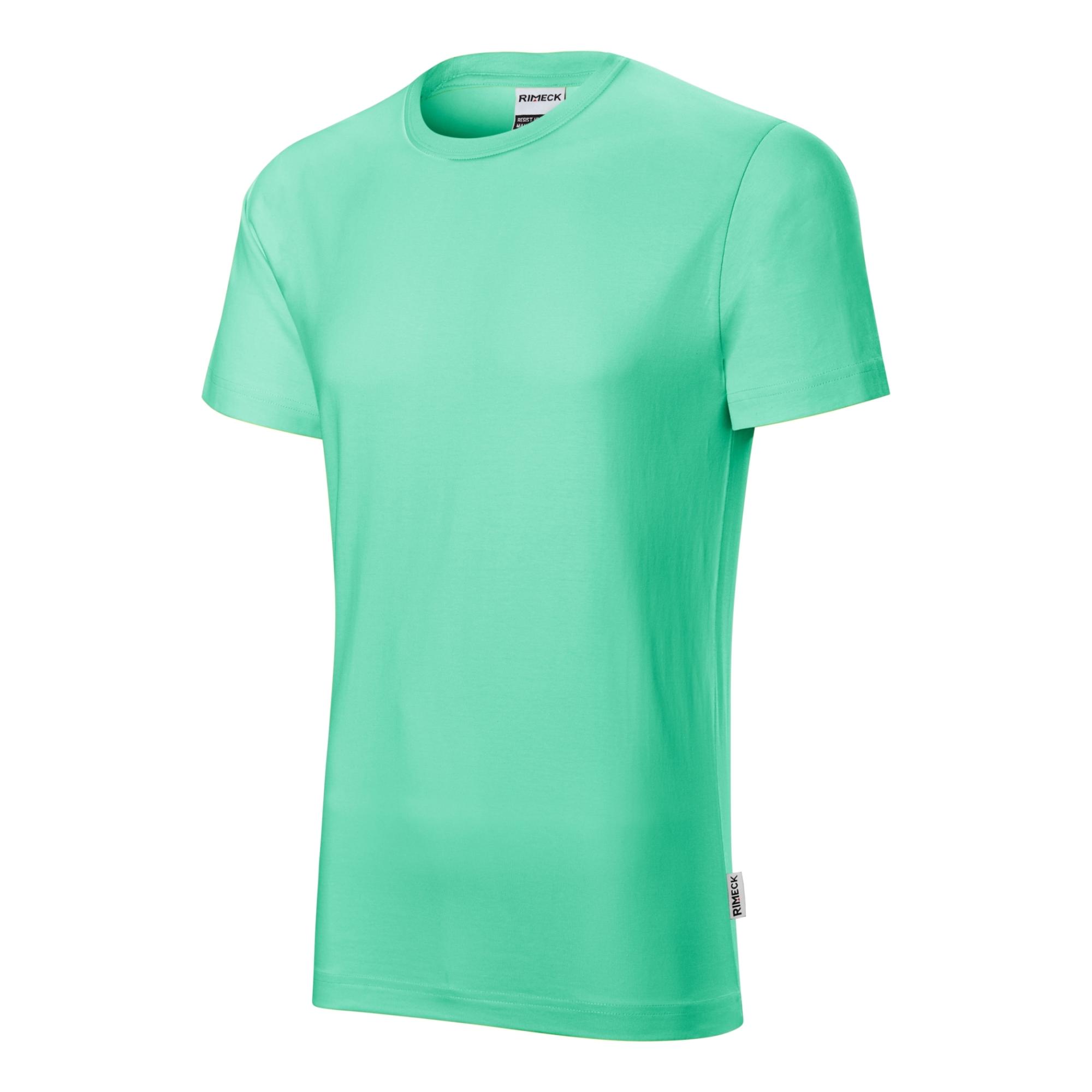 Tricou pentru bărbaţi Resist R01 verde mentă 95 (brand label)