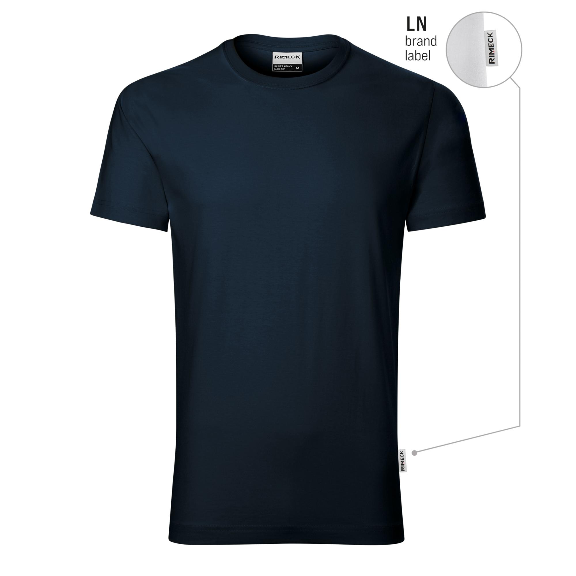 Tricou pentru bărbaţi Resist R01 albastru marin 02 (brand label) L